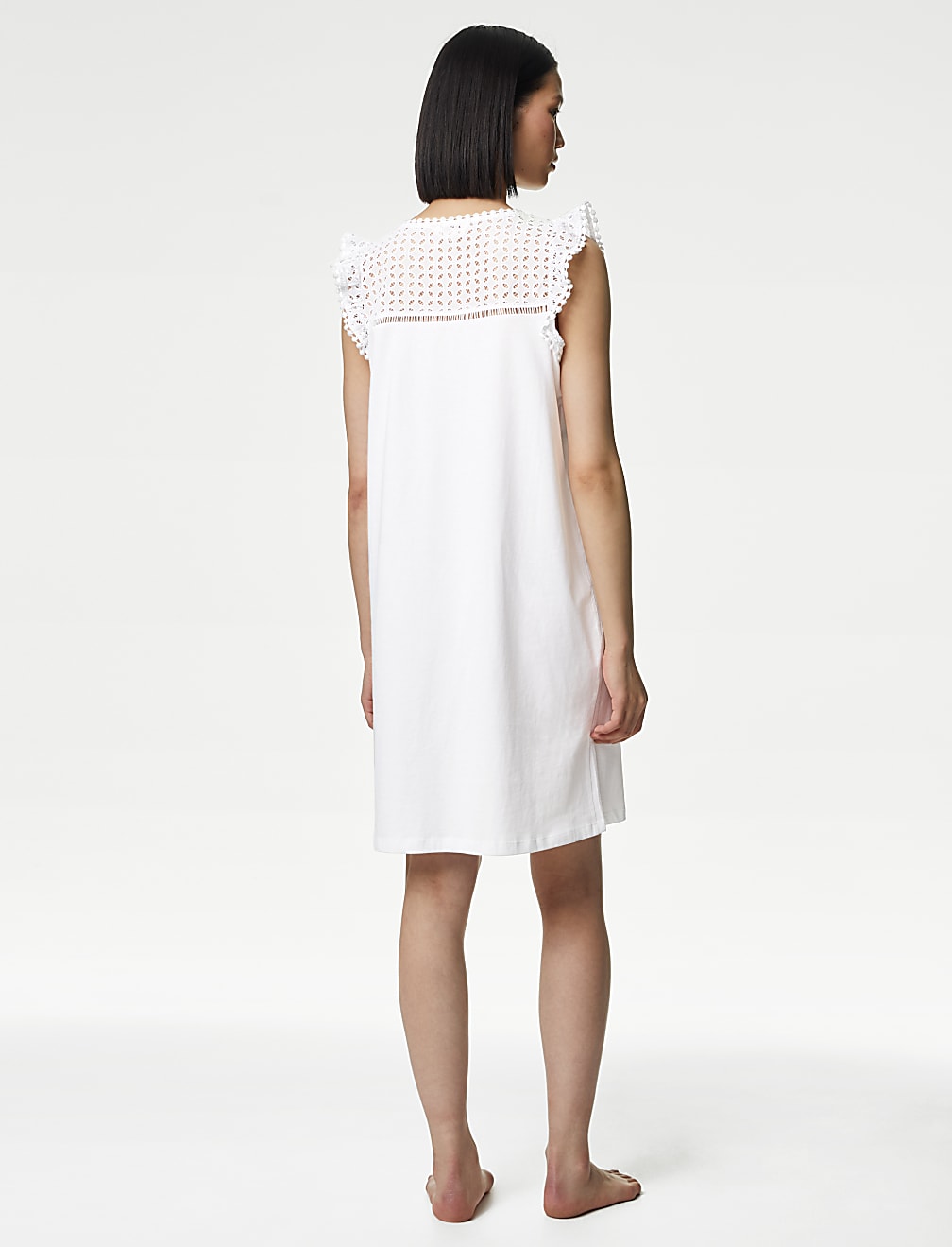 Cotton Modal Broderie Nightdress