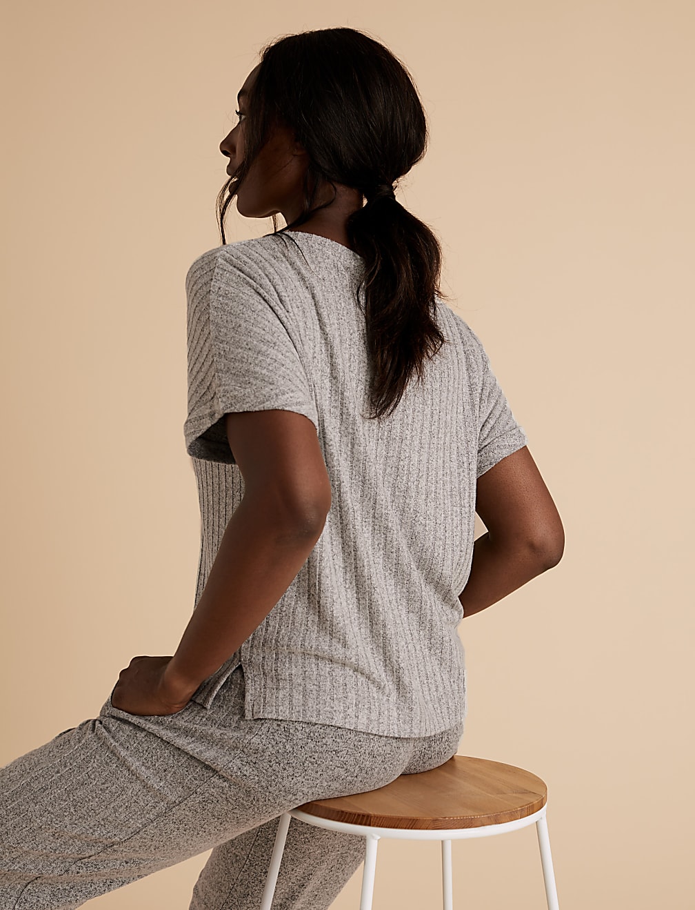 Cosy Lounge Ribbed Top