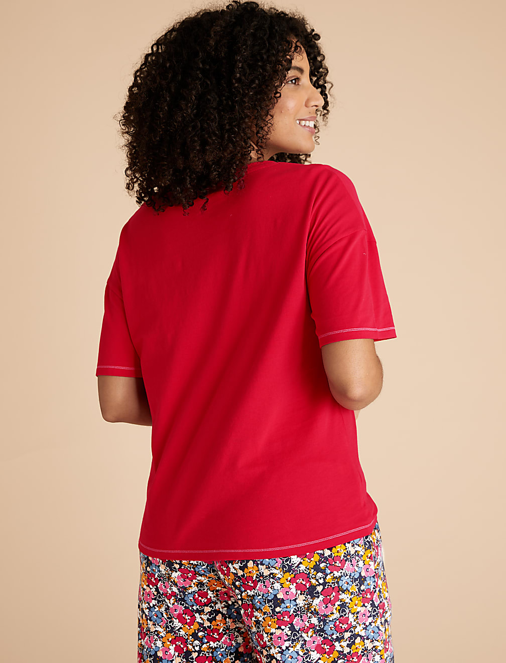 Pure Cotton Self Love Slogan Pyjama Top