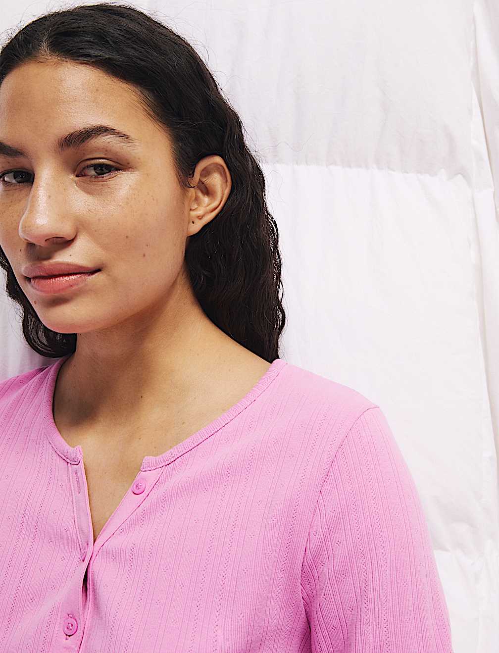 Cotton Rich Ribbed Nightdress