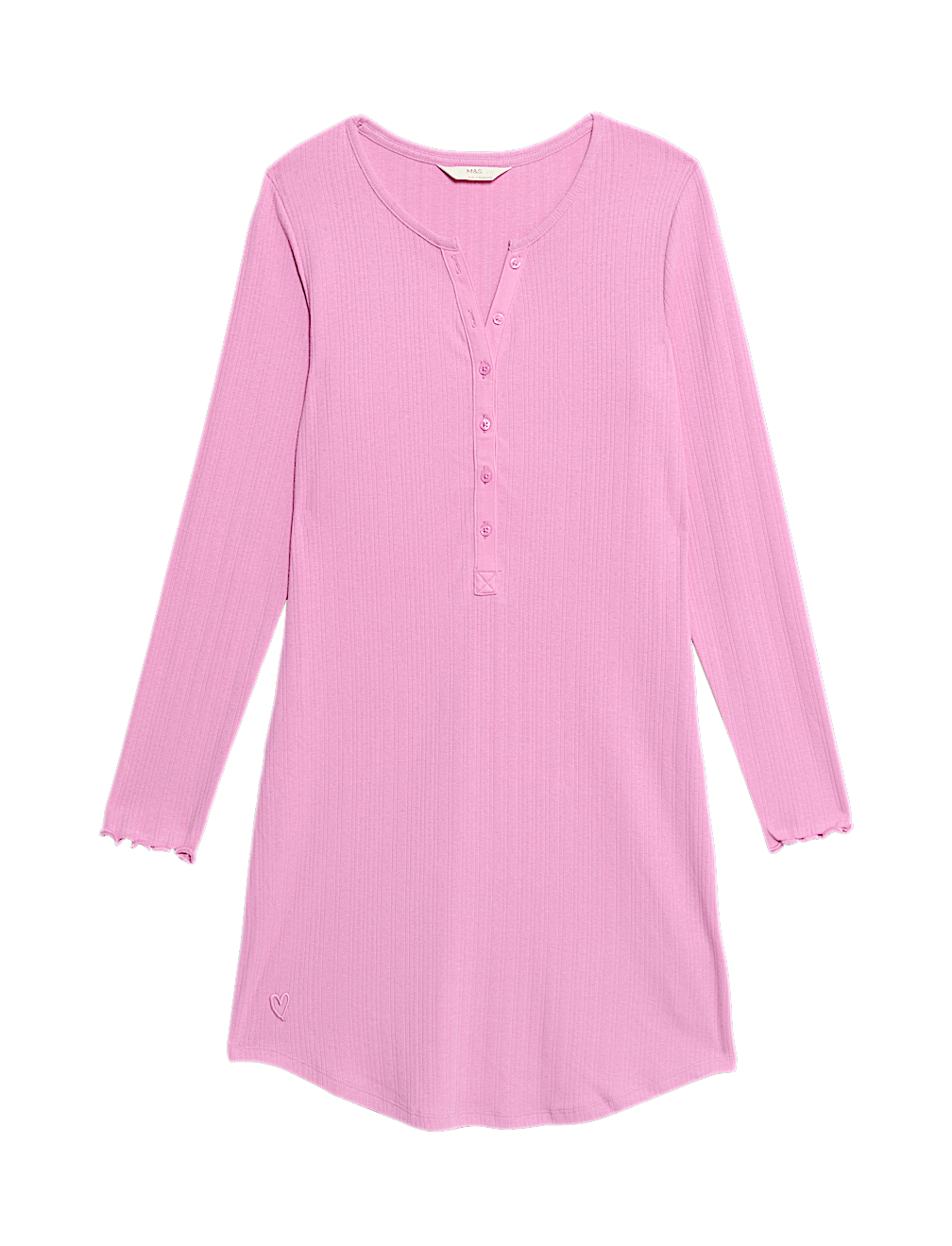 Cotton Rich Ribbed Nightdress