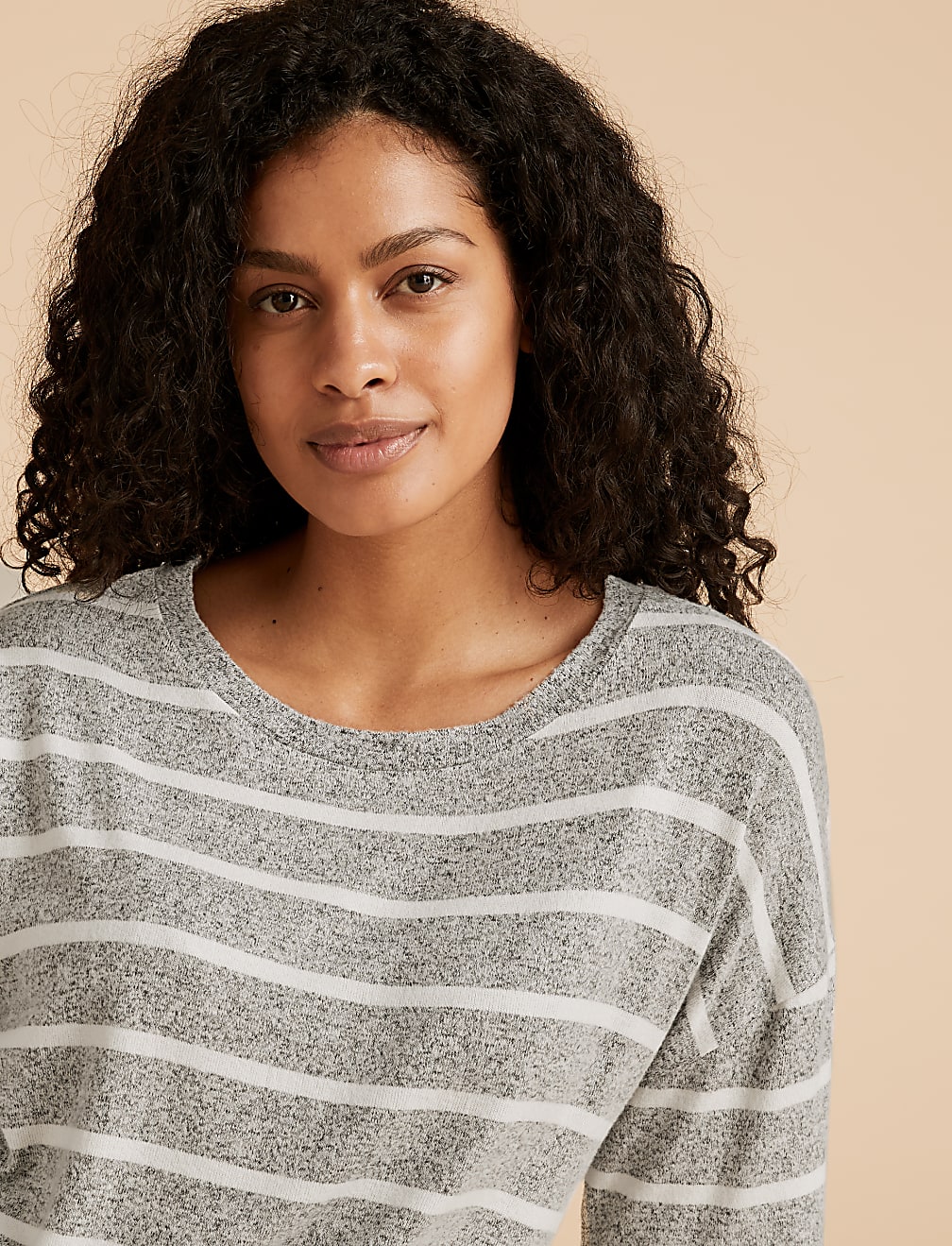 Cosy Striped Lounge Sweatshirt