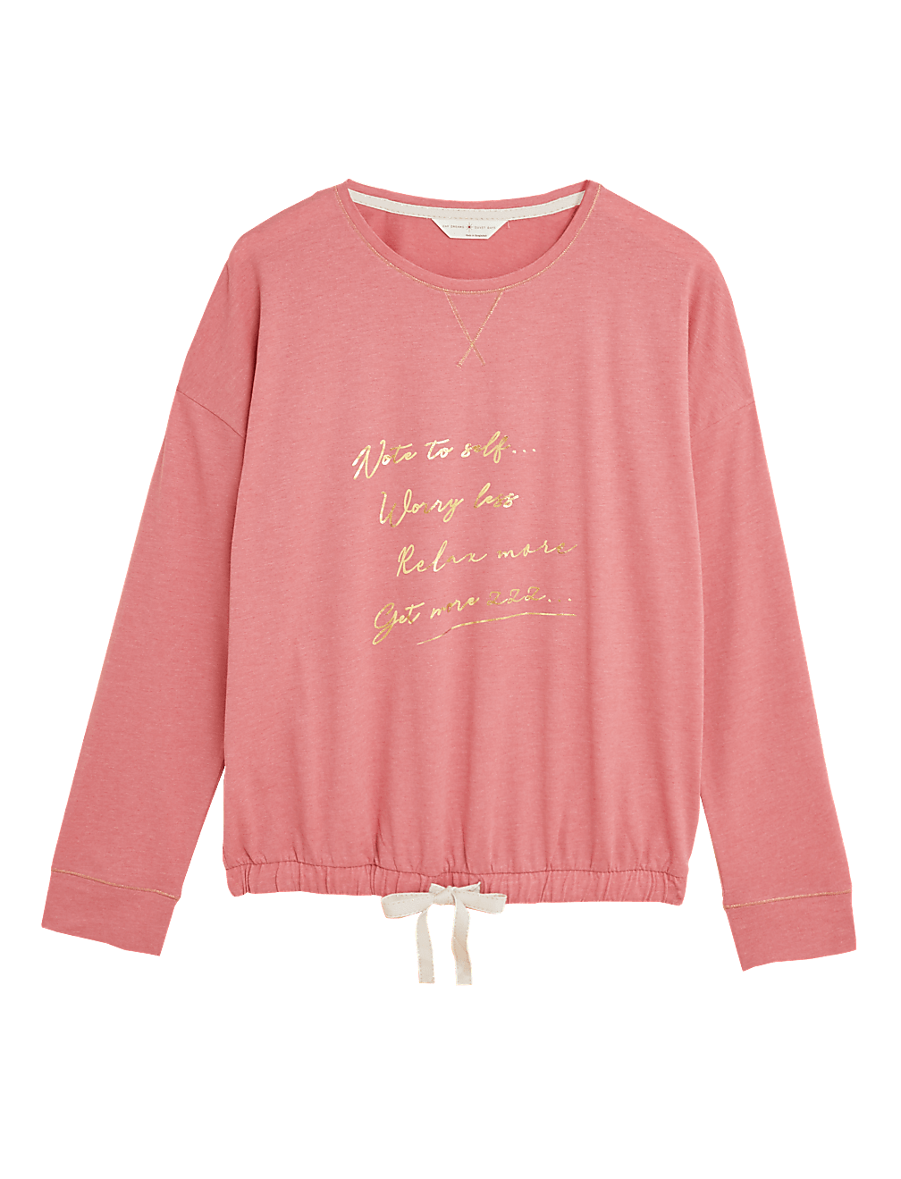 Cotton Worry Less Printed Pyjama Top