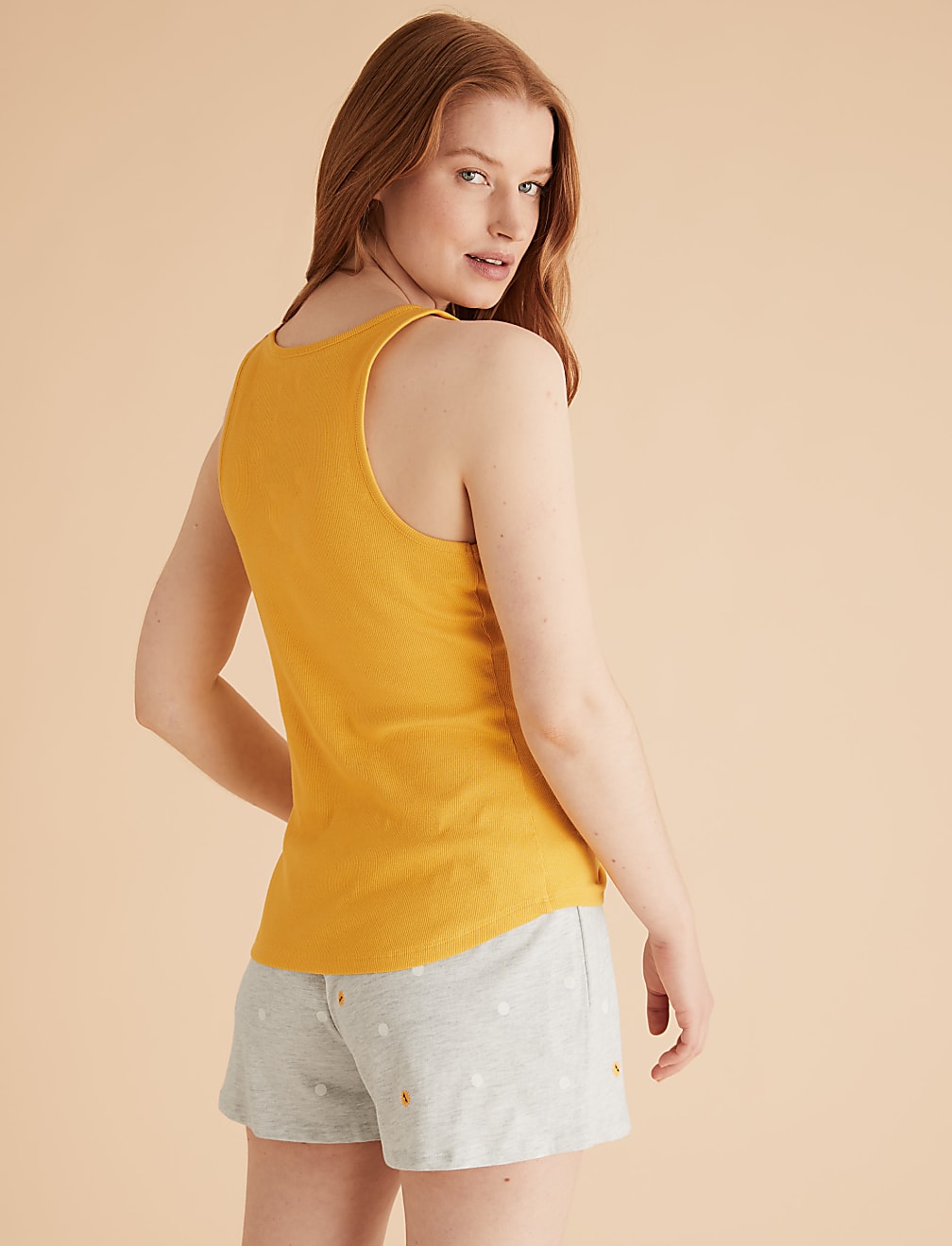 Cotton Spot Print Pyjama Shorts