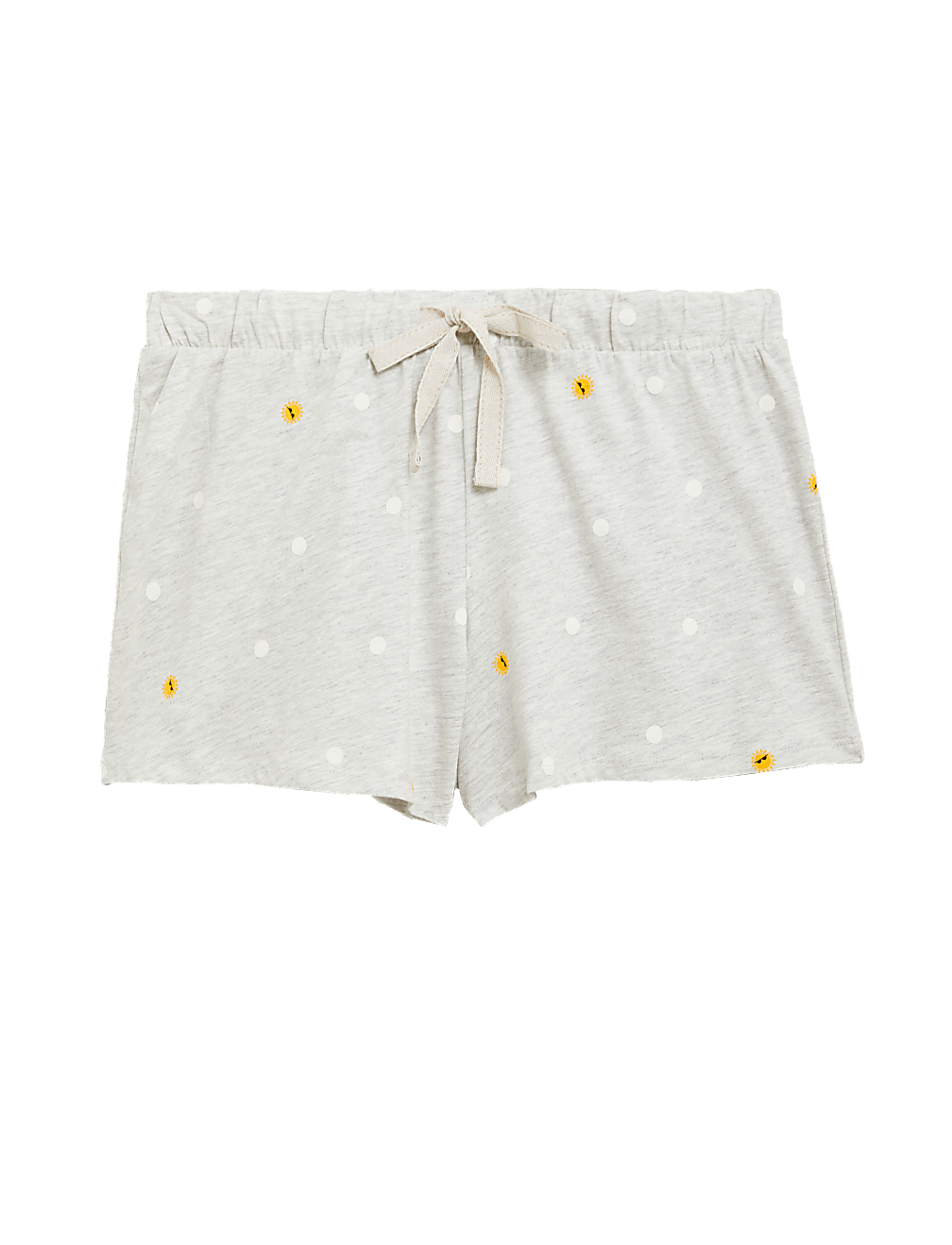 Cotton Spot Print Pyjama Shorts