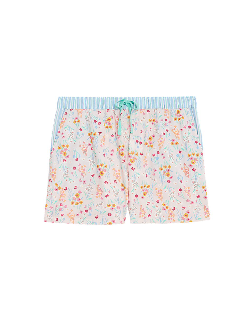 Buy Pure Cotton Floral Pyjama Shorts at Marks & Spencer
