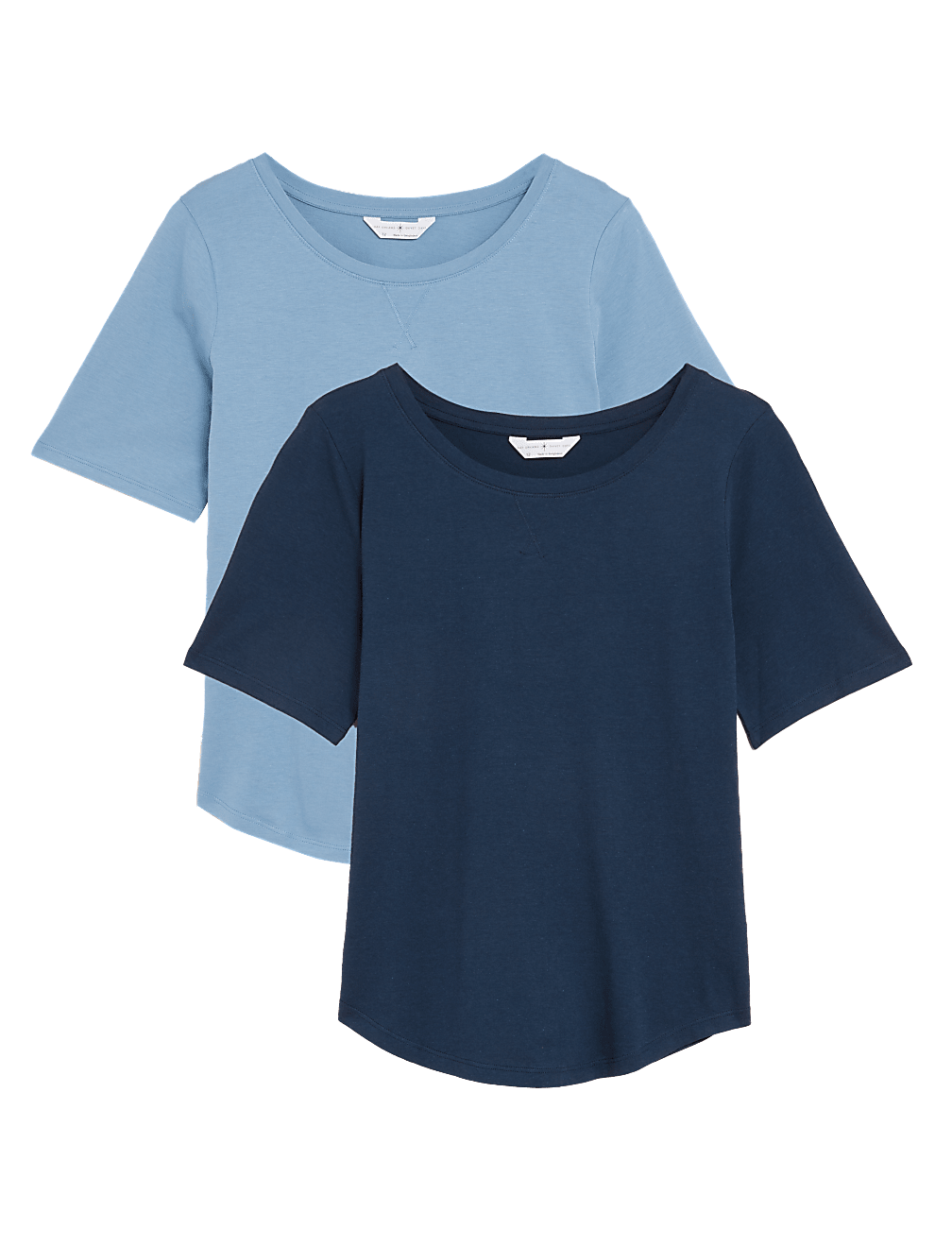 2pk Cotton Modal Pyjama Tops