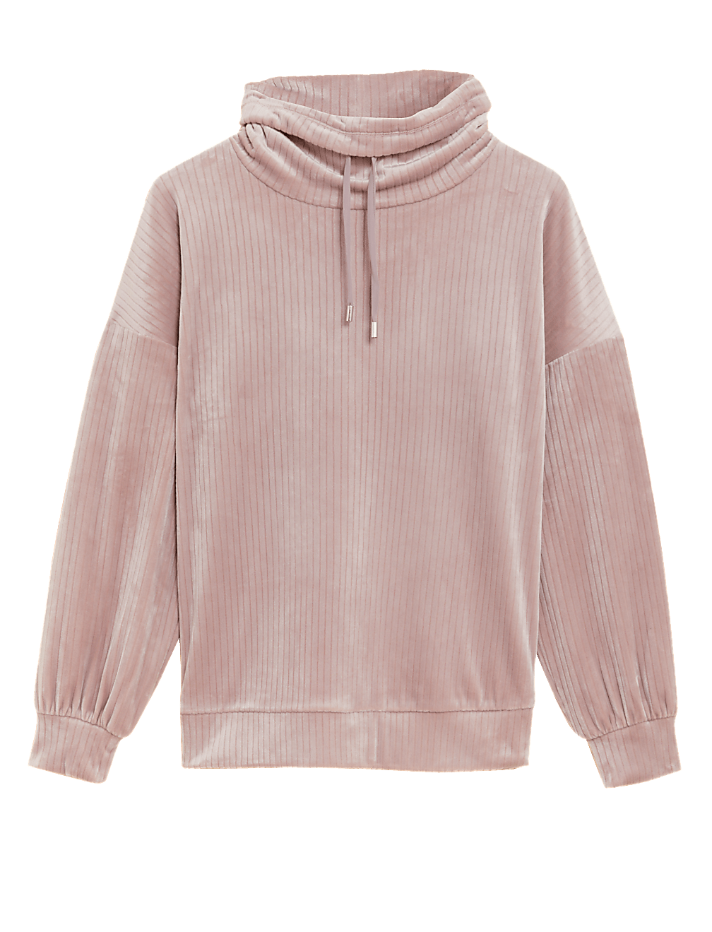 Velour Flexfit™ Ribbed Lounge Top