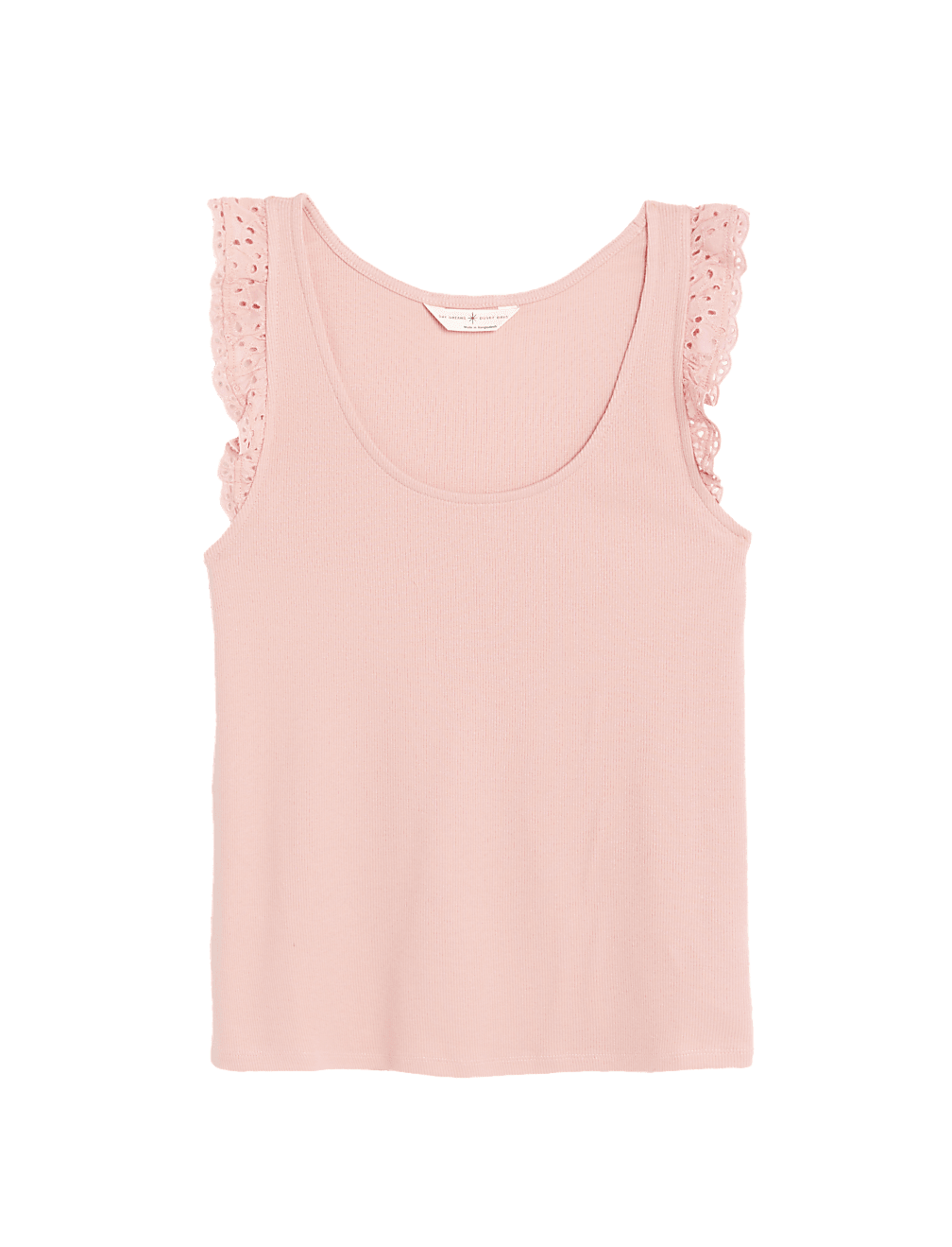 Cotton Rich Ribbed Vest