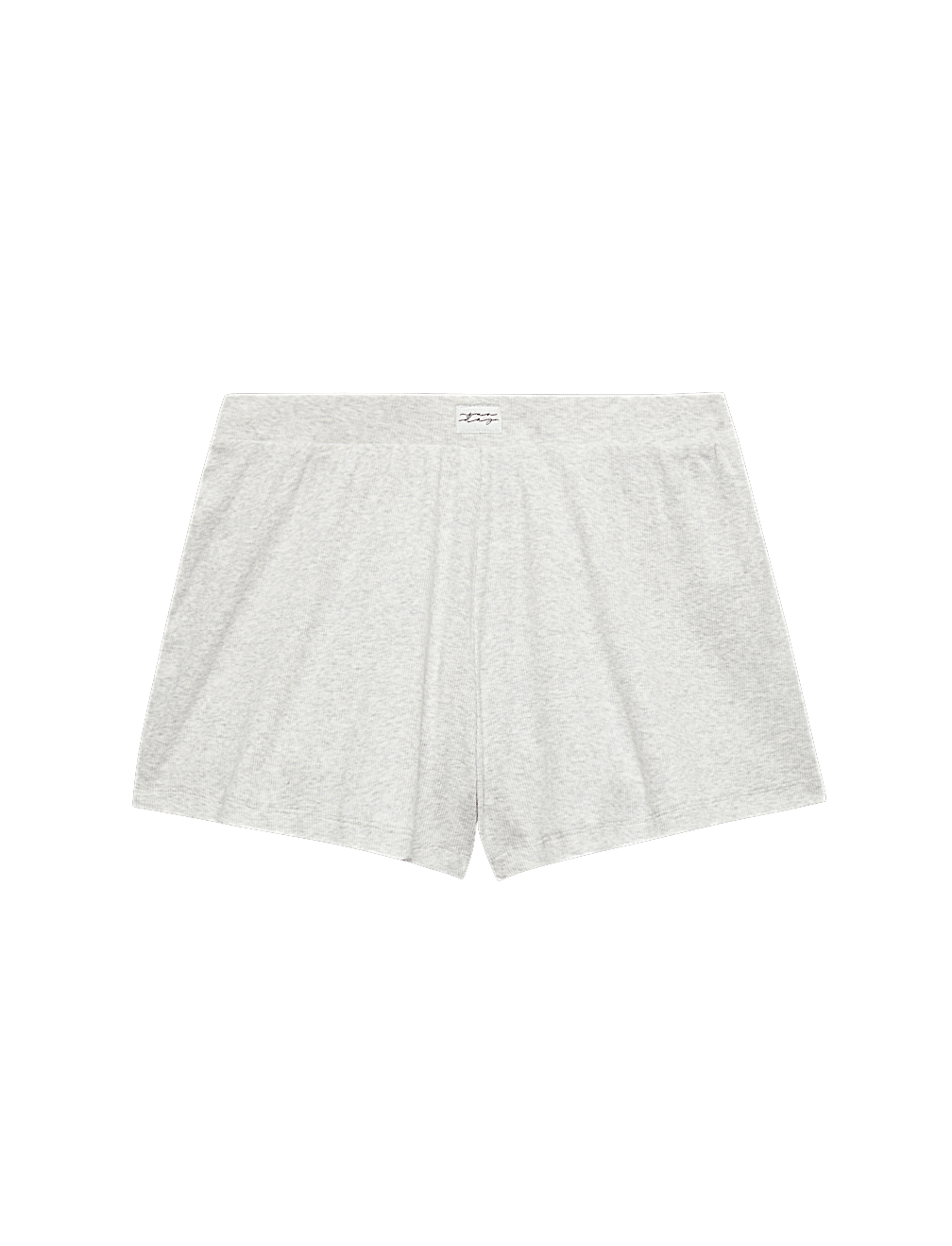 Cotton Rich Ribbed Pyjama Shorts