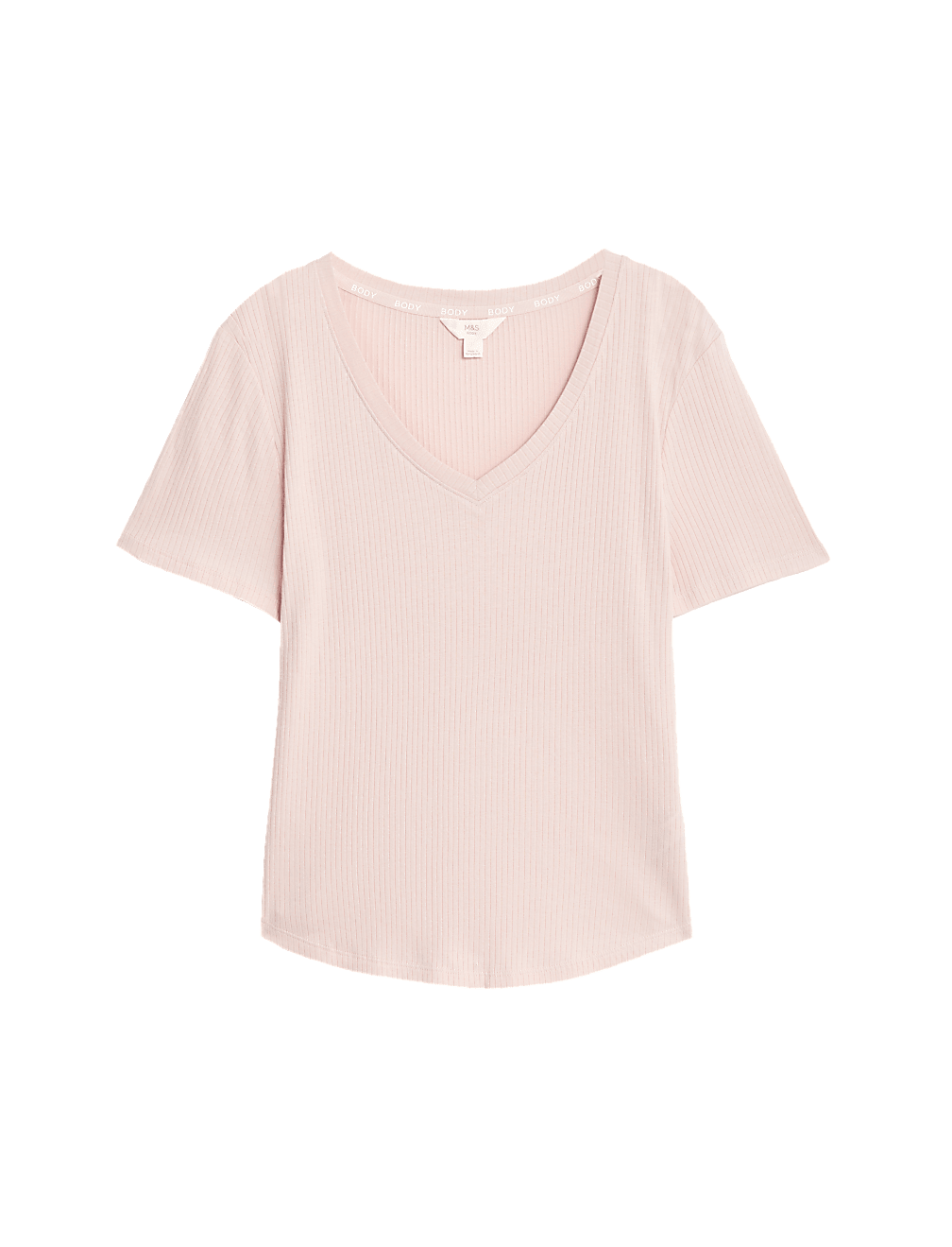Ribbed Cotton Modal Pyjama Top