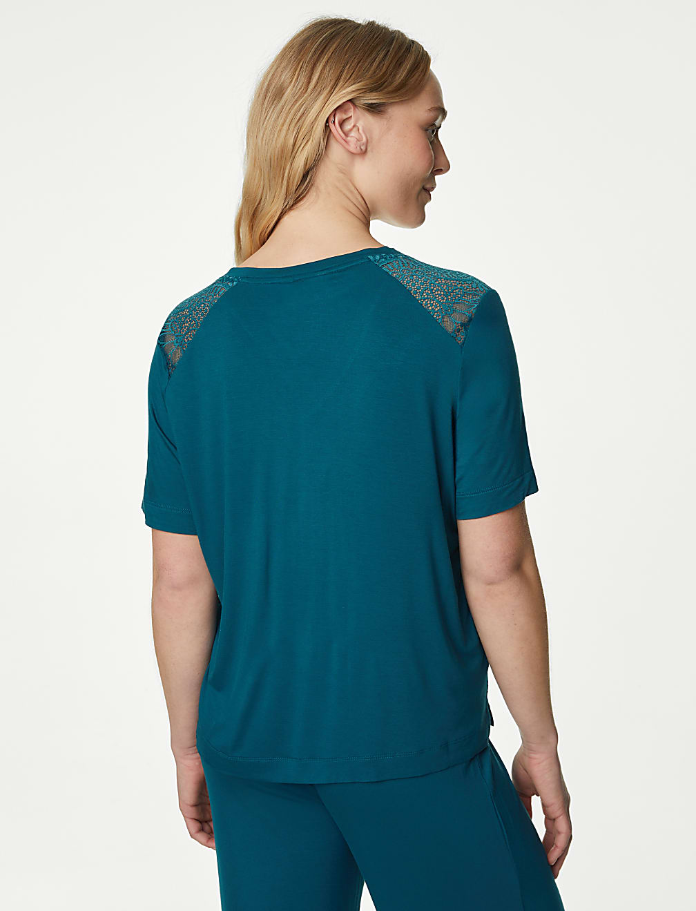 Body Soft™ Lace Detail Pyjama Top