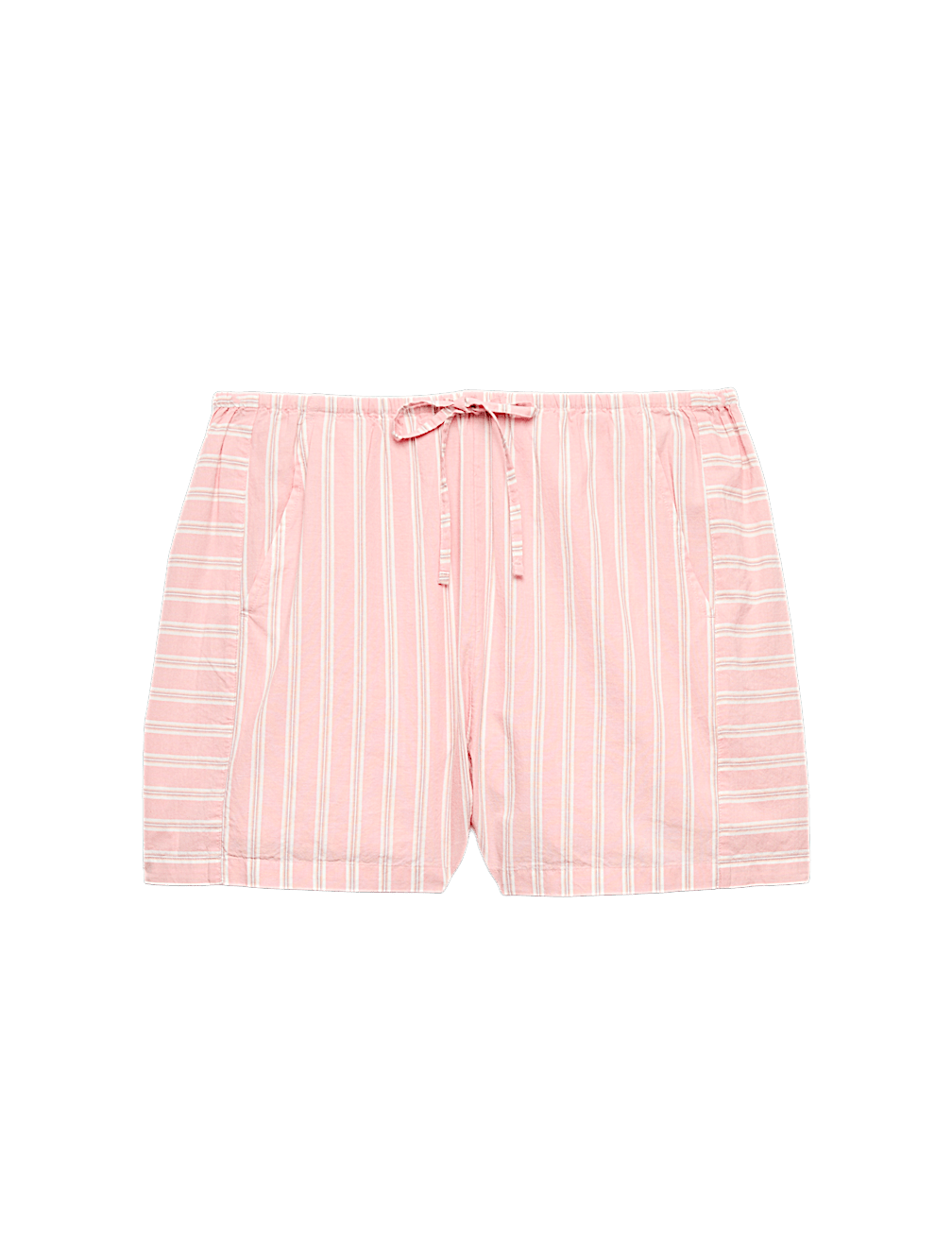 Pure Cotton Cambric Striped Pyjama Shorts