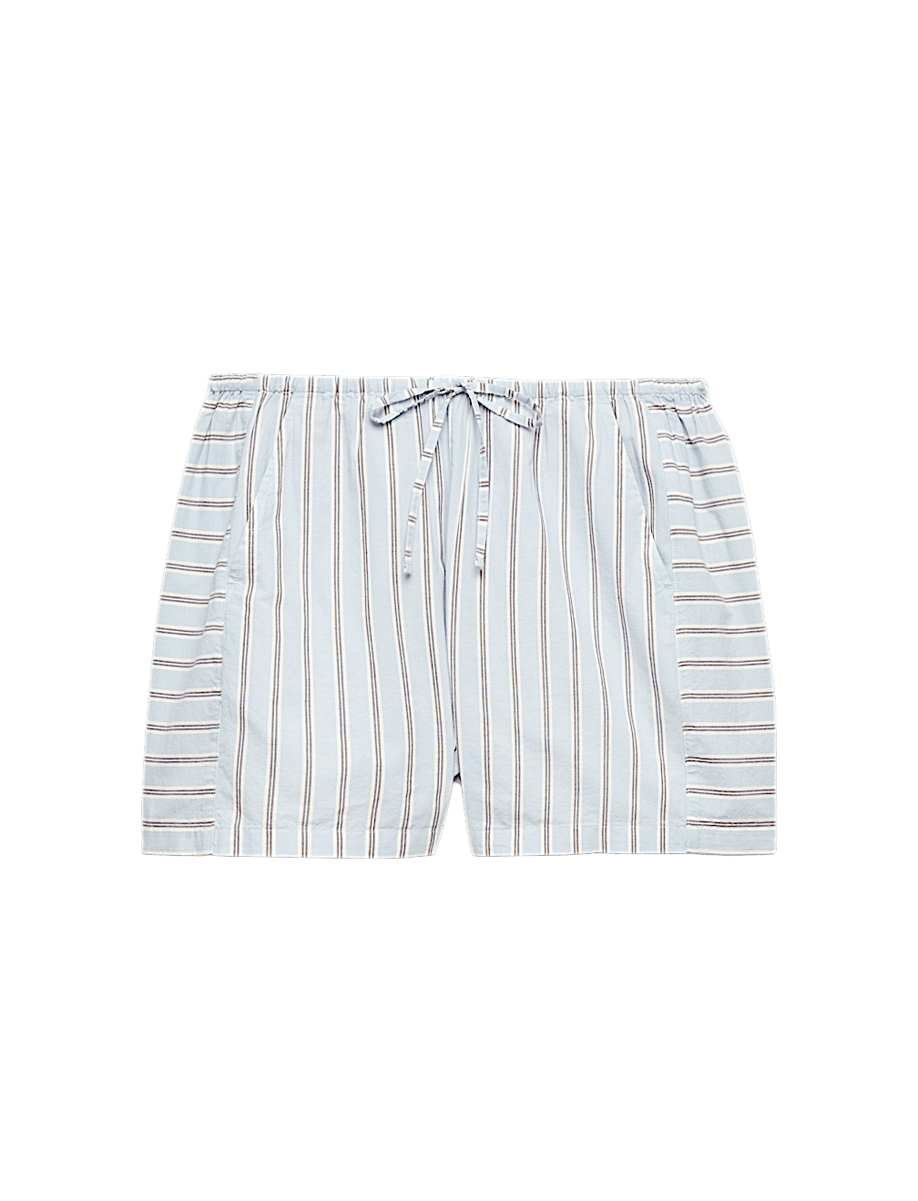 Pure Cotton Cambric Striped Pyjama Shorts