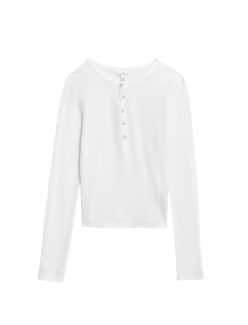 Cotton Rich Waffle Pyjama Top