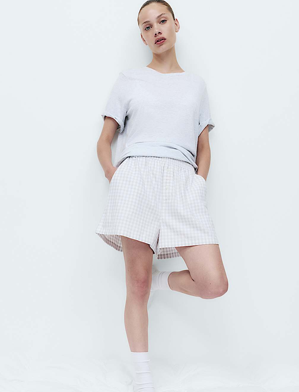 2 Pack Pure Cotton Striped Pyjama Shorts