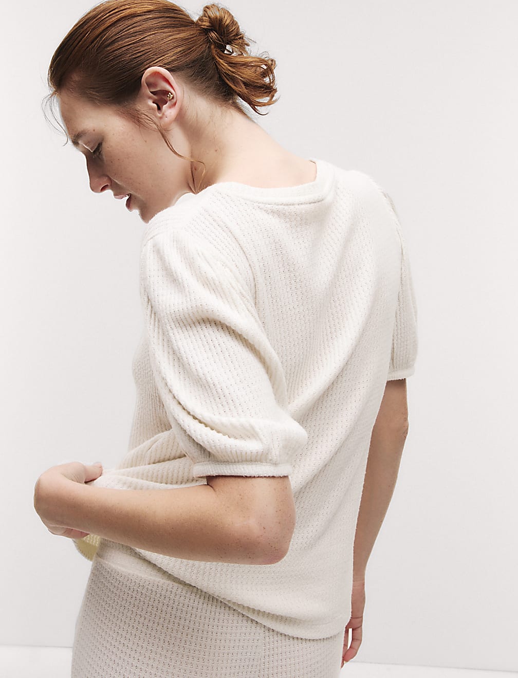 Cosy Waffle Pyjama Top