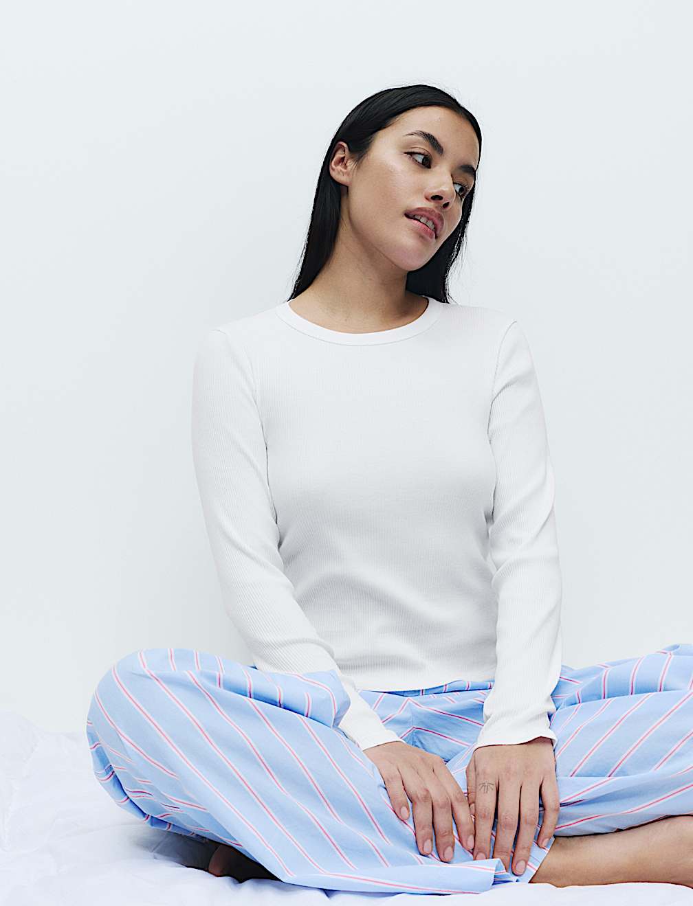 Cool Comfort&trade; Cotton Modal Rib Pyjama Top
