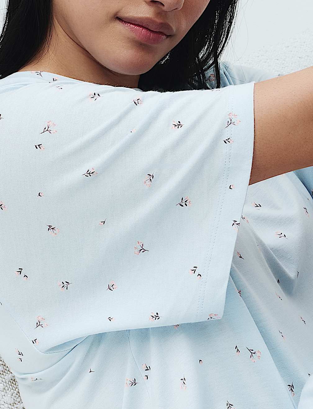 Cotton Modal Printed Relaxed Nightdress