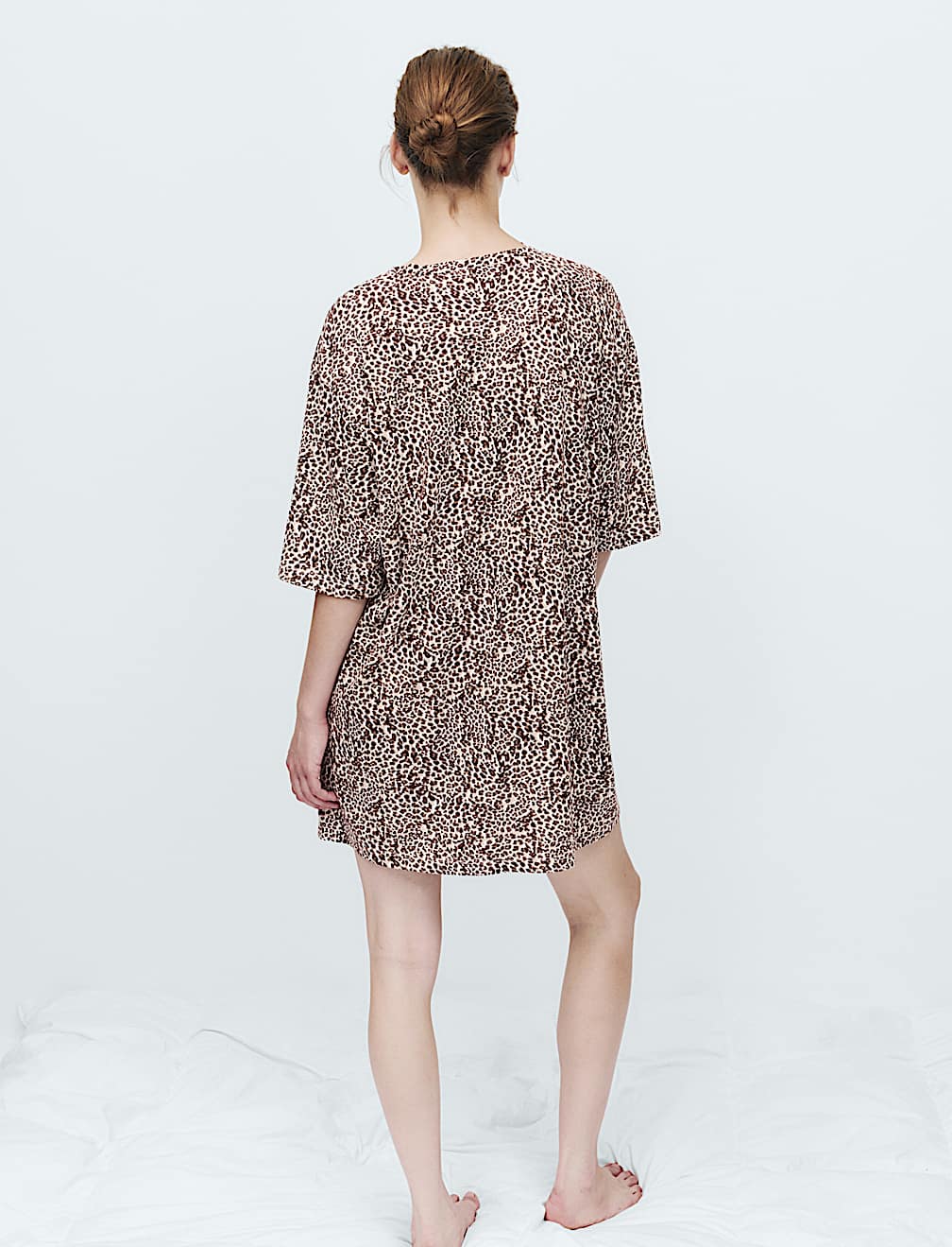 Cotton Modal Printed Relaxed Nightdress