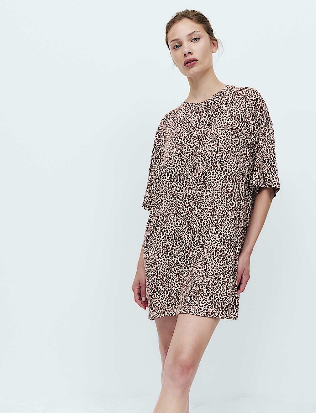 Cotton Modal Printed Relaxed Nightdress