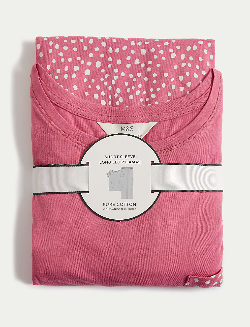 Pure Cotton Spot Print Pyjama Set