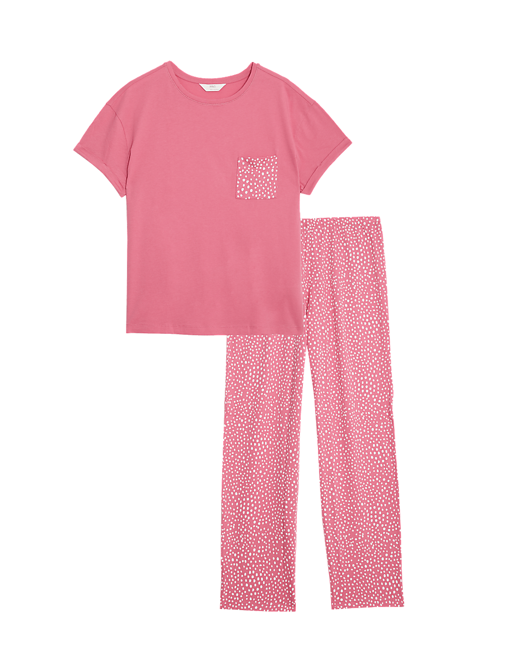 Pure Cotton Spot Print Pyjama Set