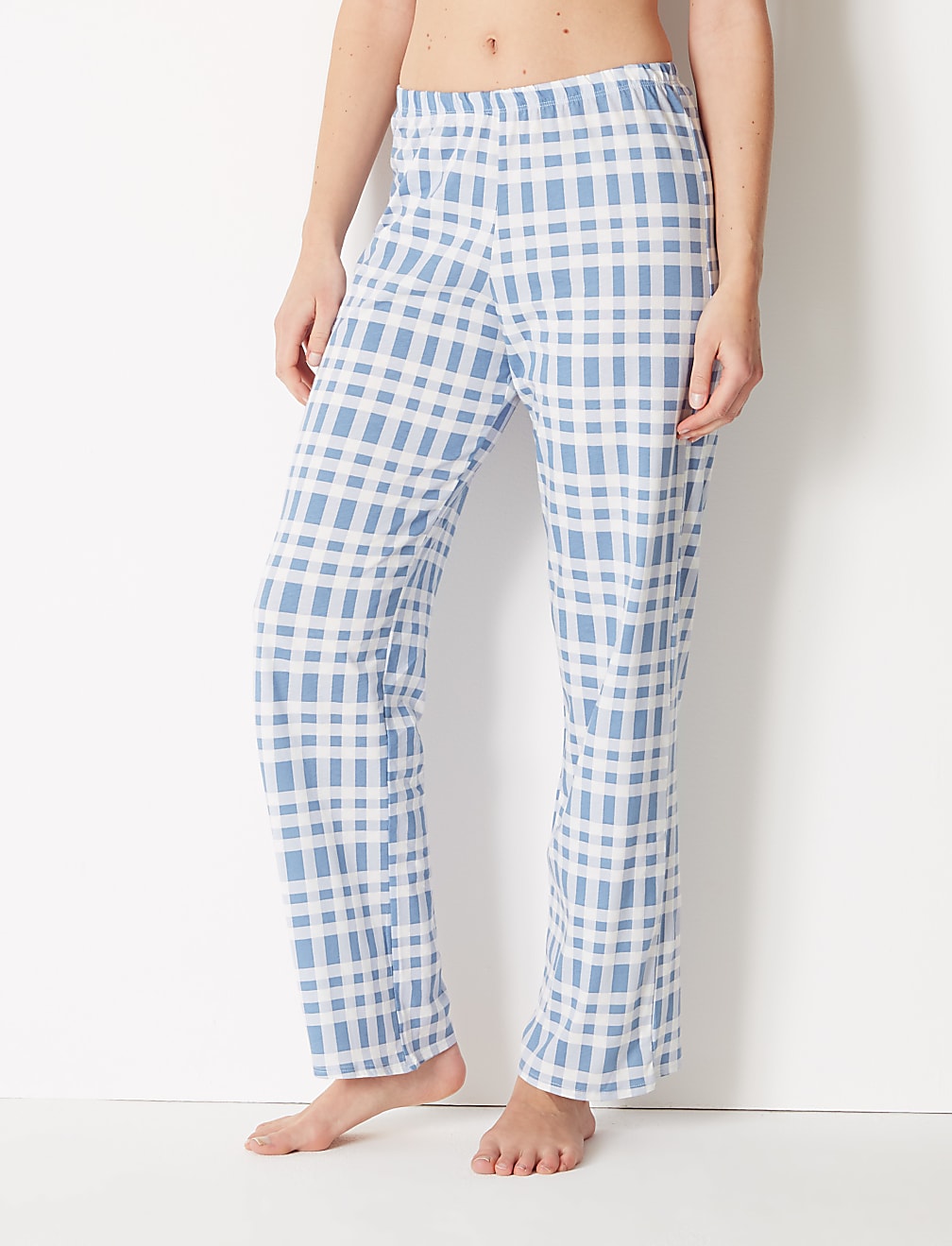 Pure Cotton Checked Pyjama Set