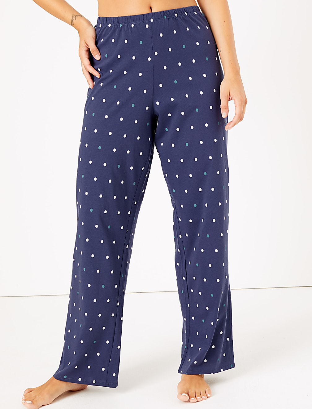 Pure Cotton Spot Print Pyjama Set