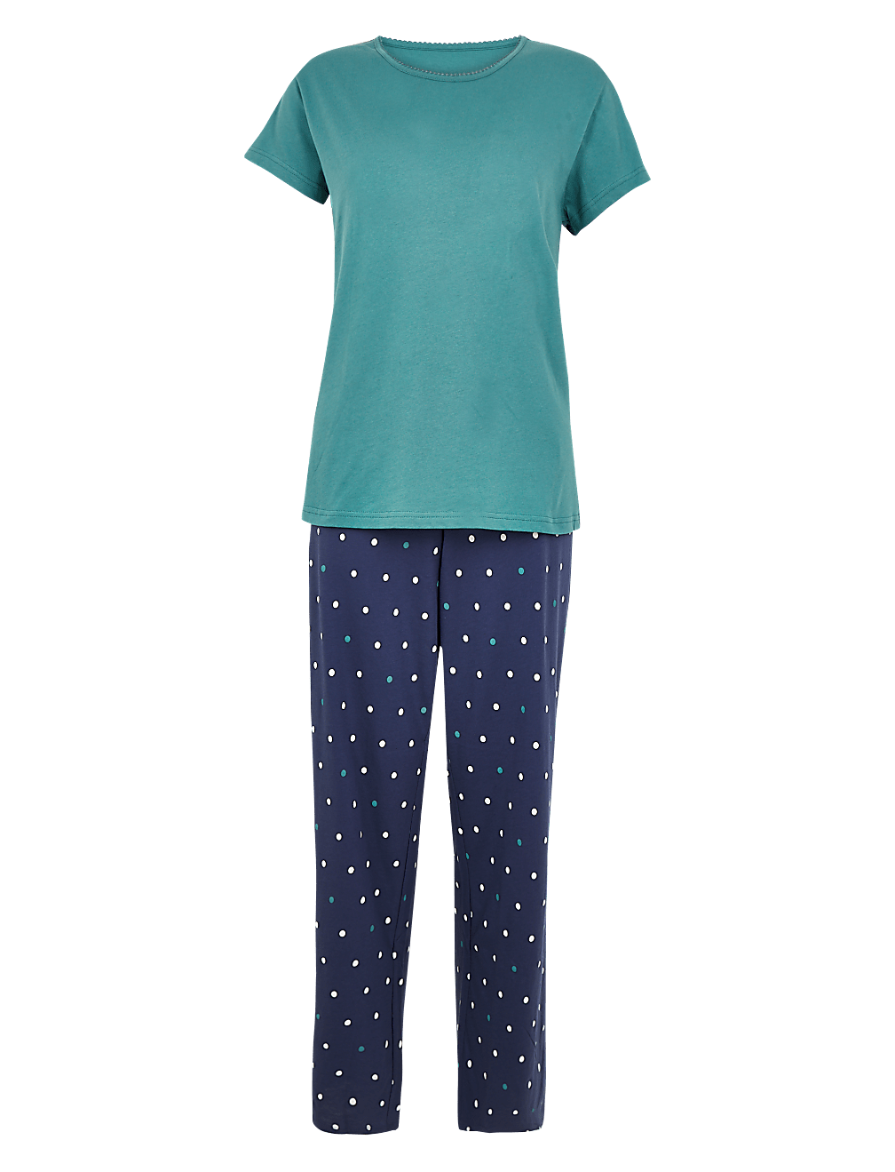 Pure Cotton Spot Print Pyjama Set