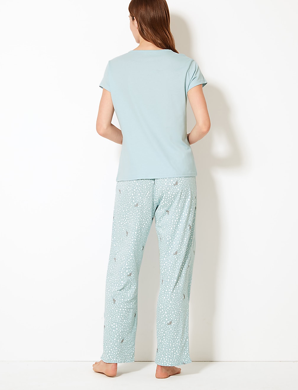 Pure Cotton Narwhal Print Pyjama Set