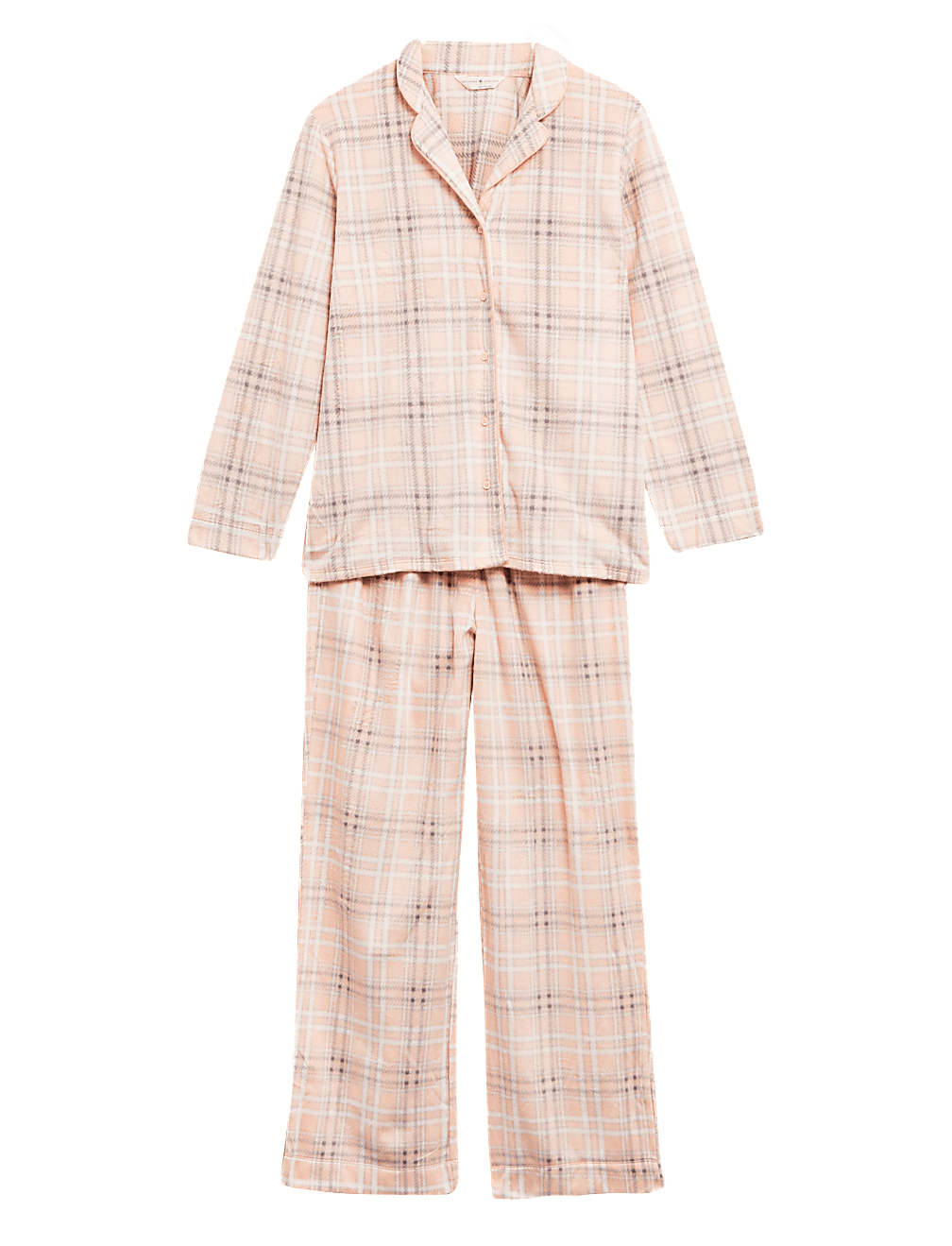 Fleece Check Pyjama Set