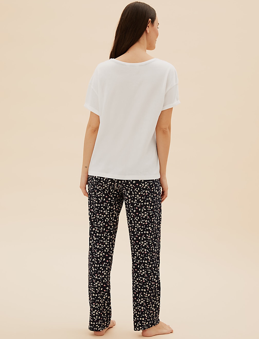 Pure Cotton Floral Print Pyjama Set