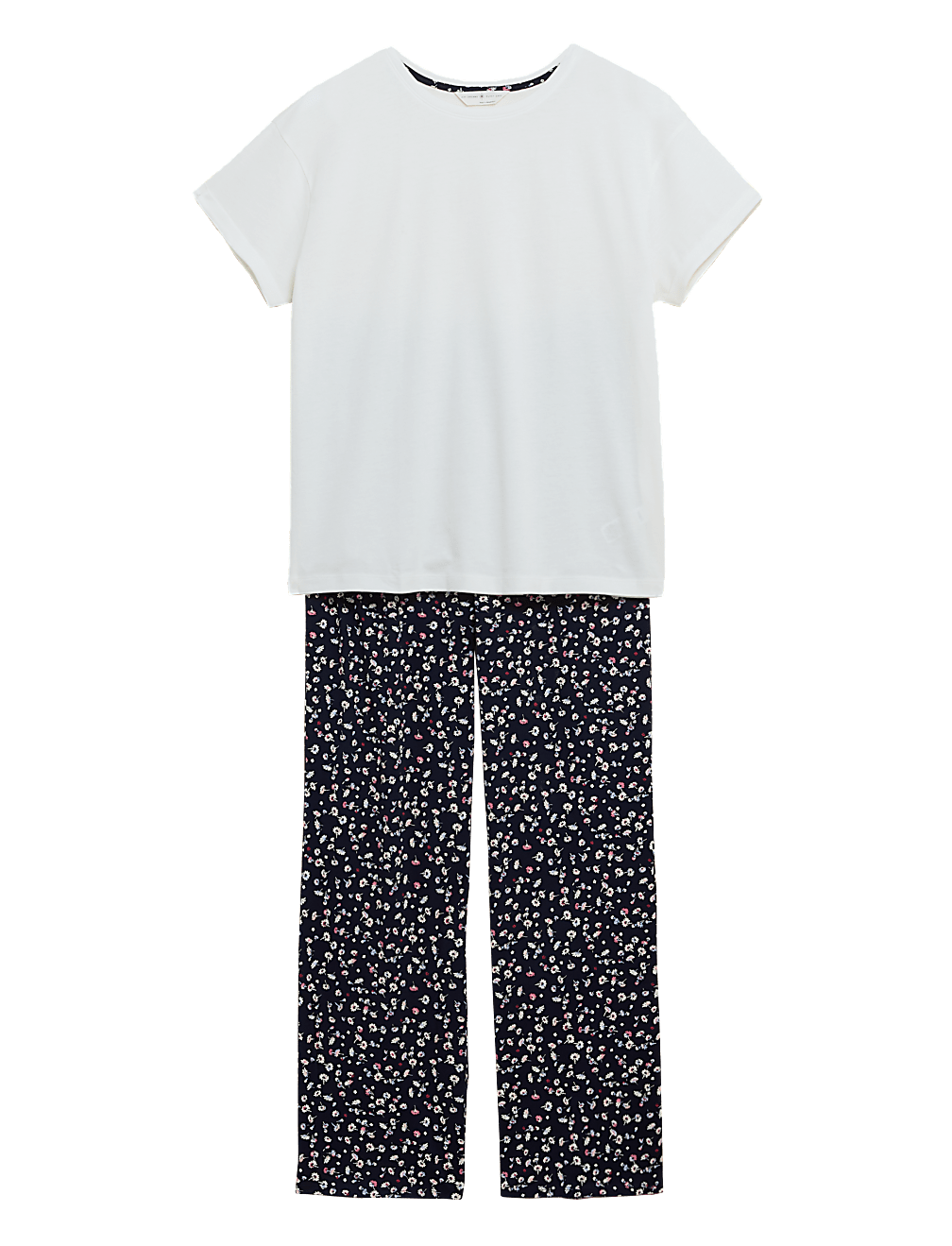 Pure Cotton Floral Print Pyjama Set
