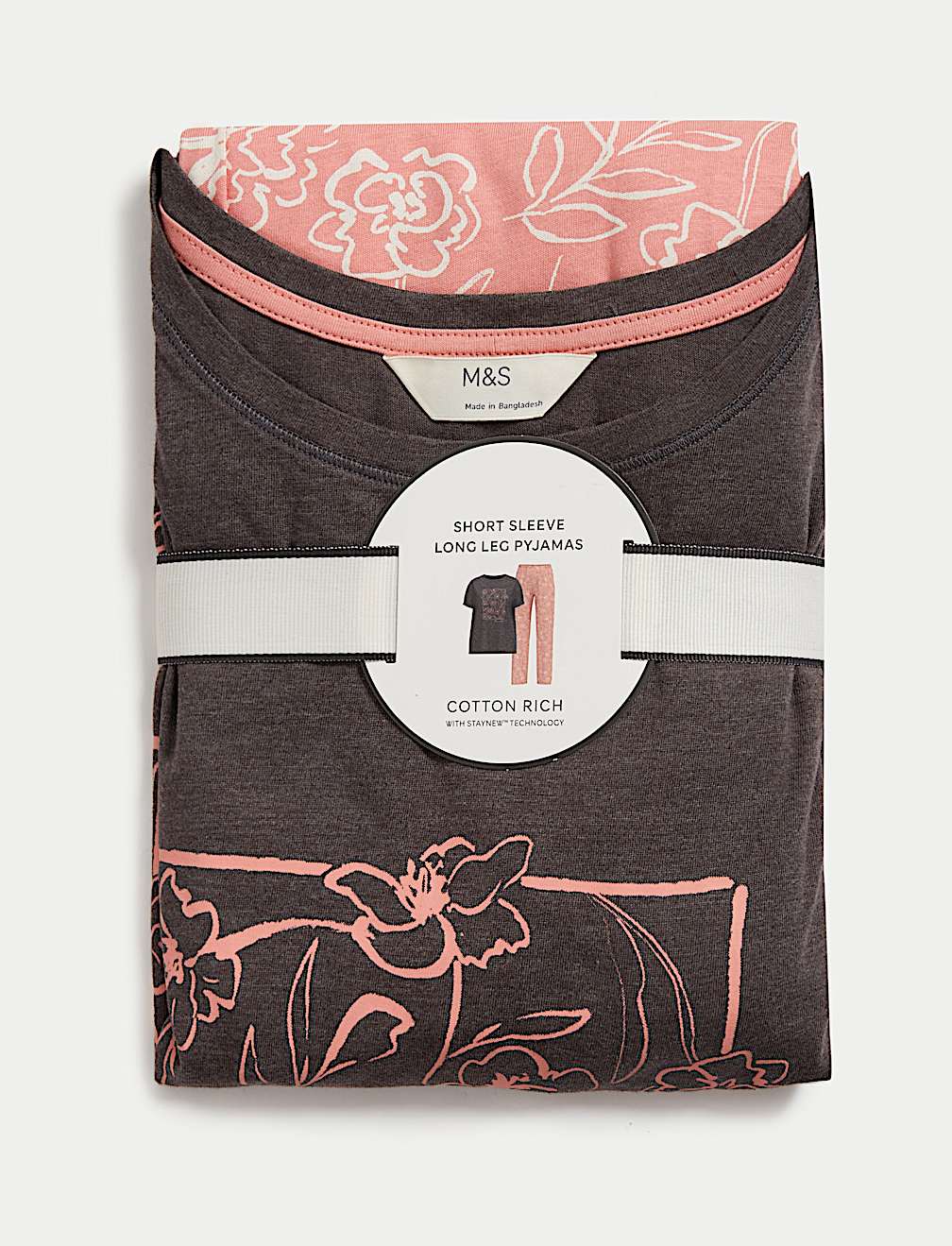 Cotton Rich Printed Pyjama Set
