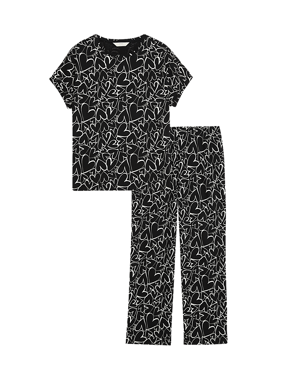 Cotton Rich Printed Pyjama Set