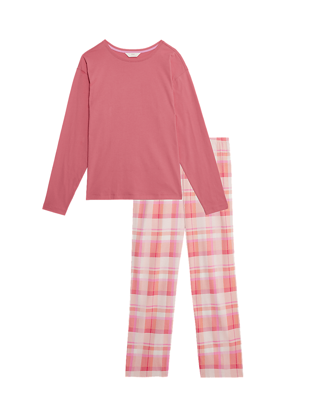 Pure Cotton Heart Print Pyjama Set
