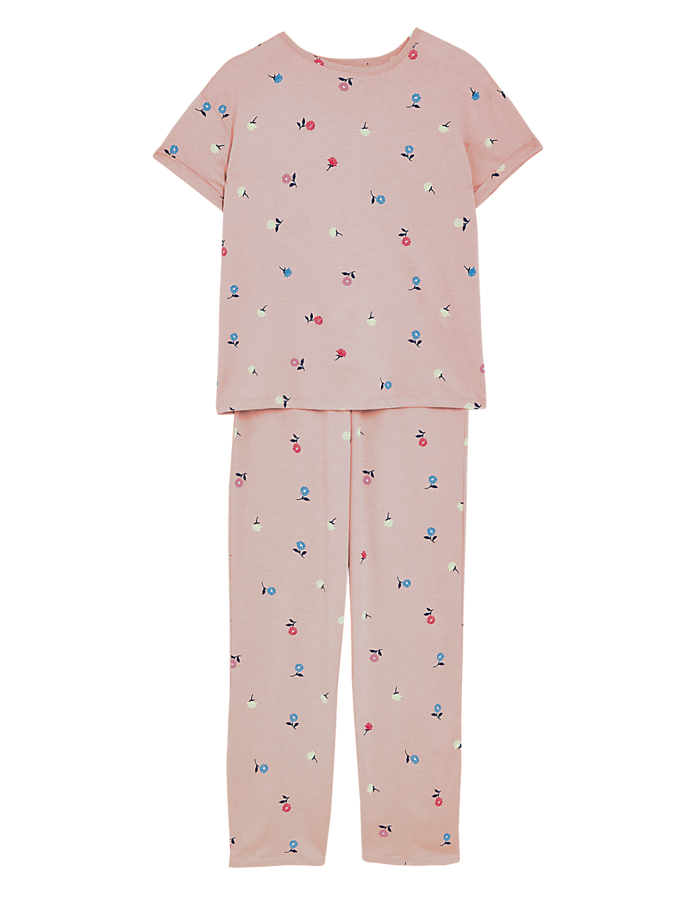 Cotton Rich Floral Print Pyjama Set