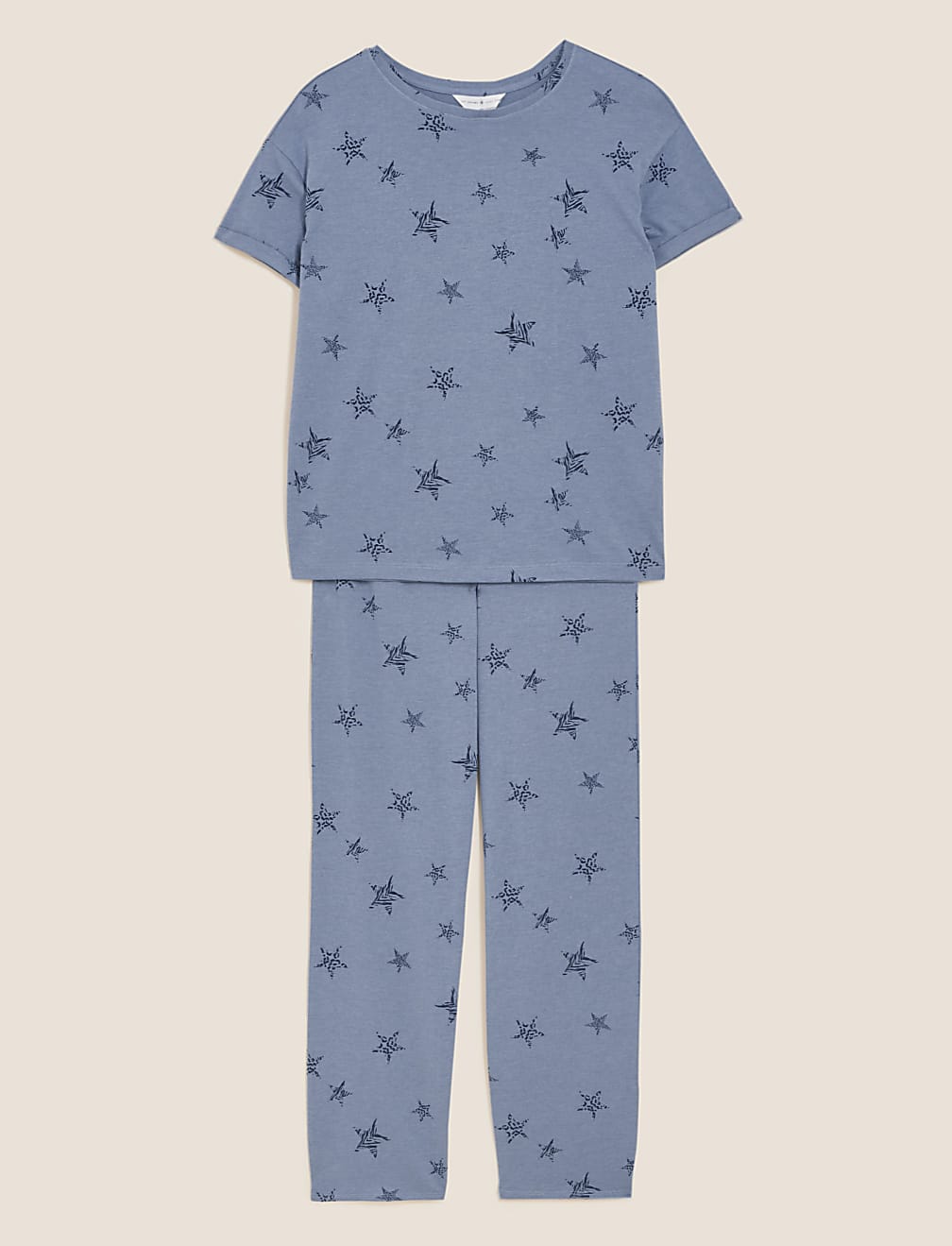 Cotton Rich Star Print Pyjama Set