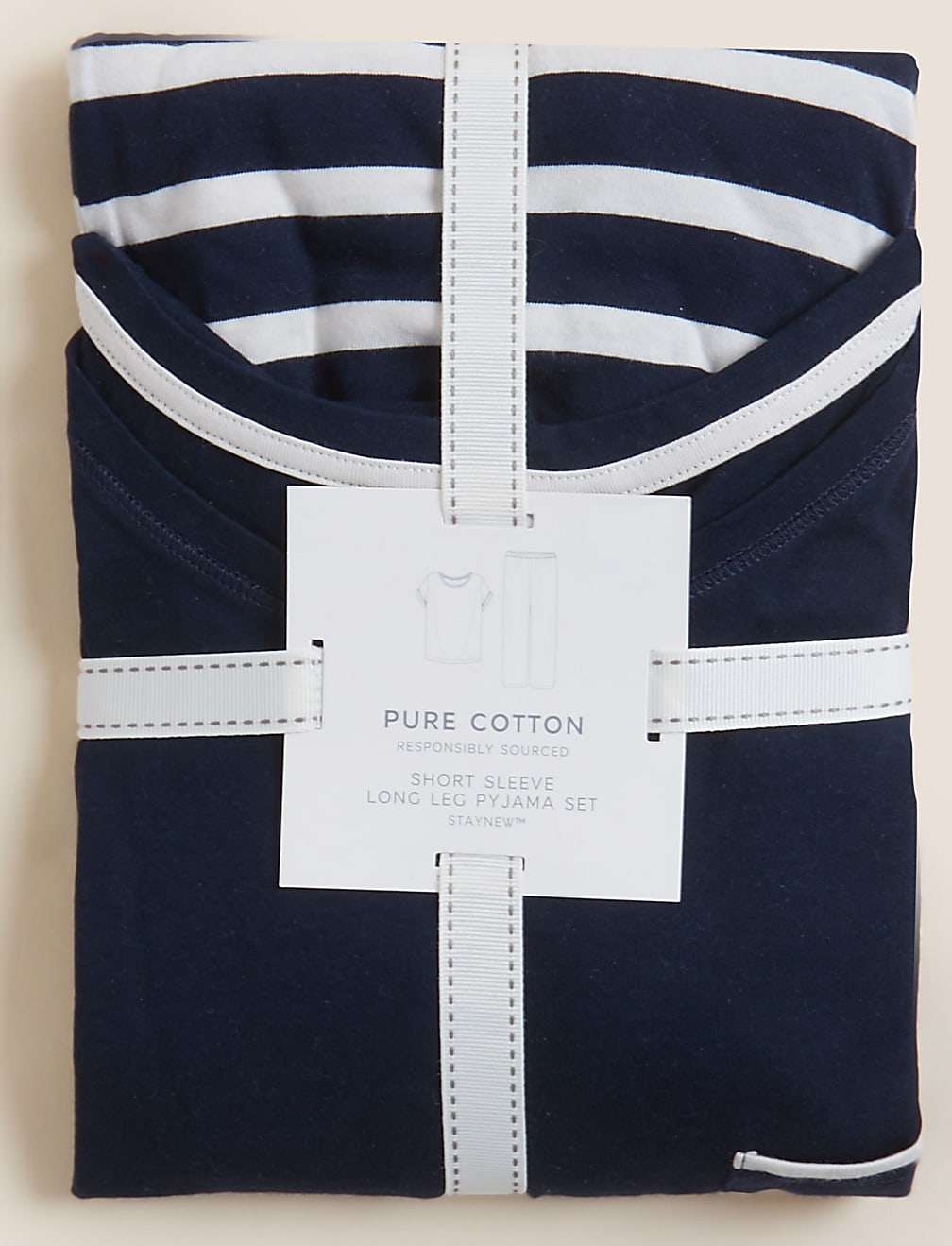 Pure Cotton Striped Pyjama Set