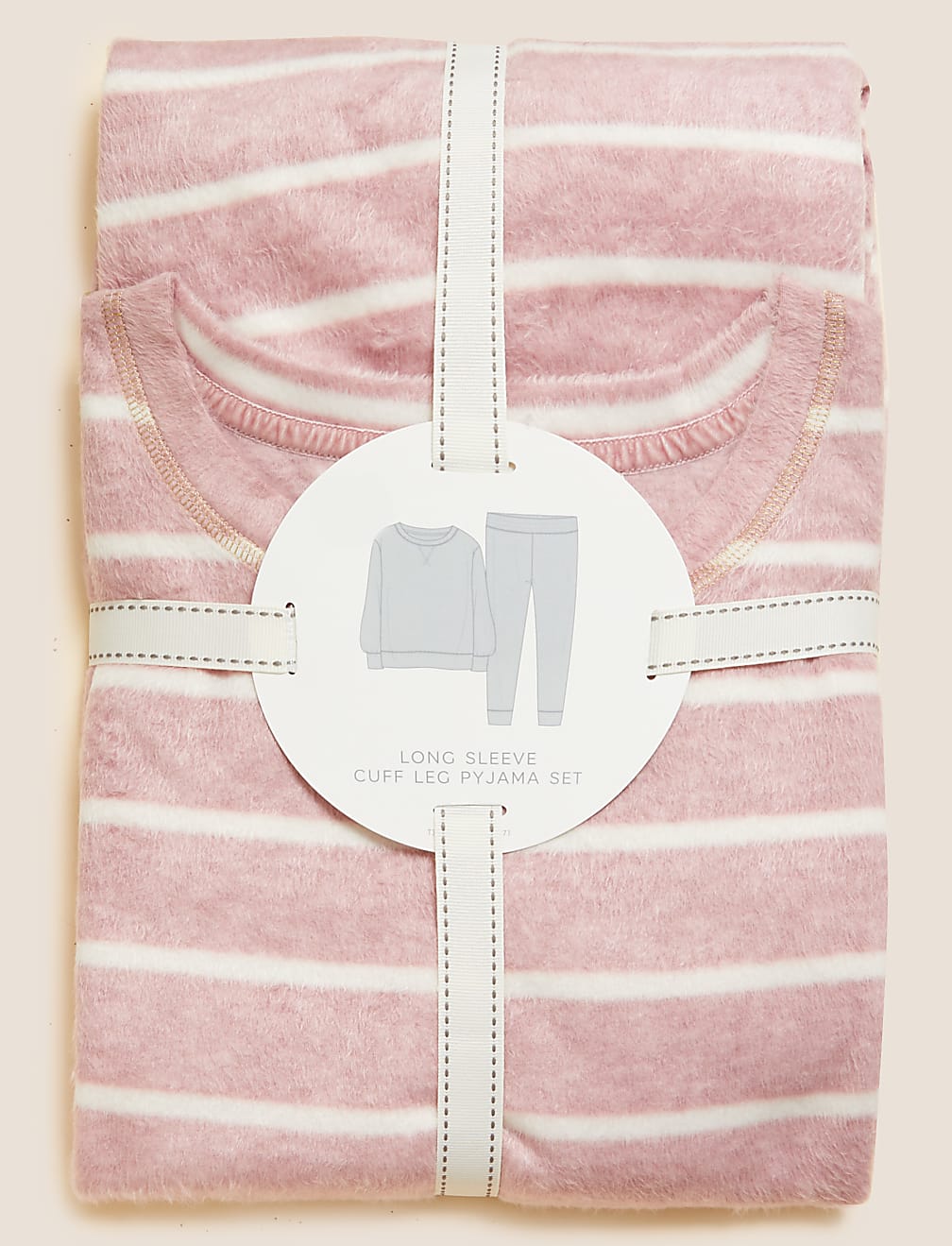 Fleece Striped Pyjama Set