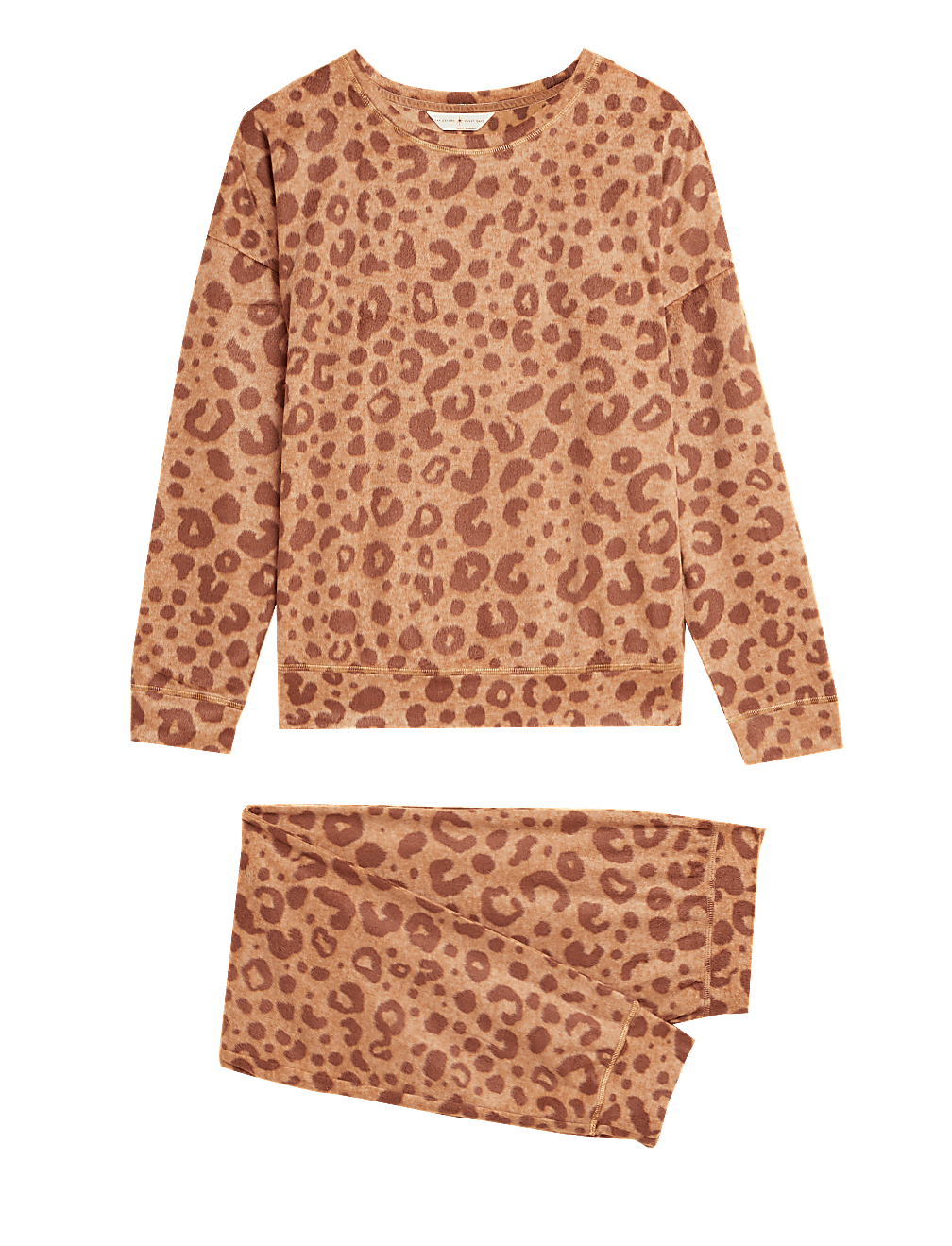 Fleece Animal Print Pyjama Set