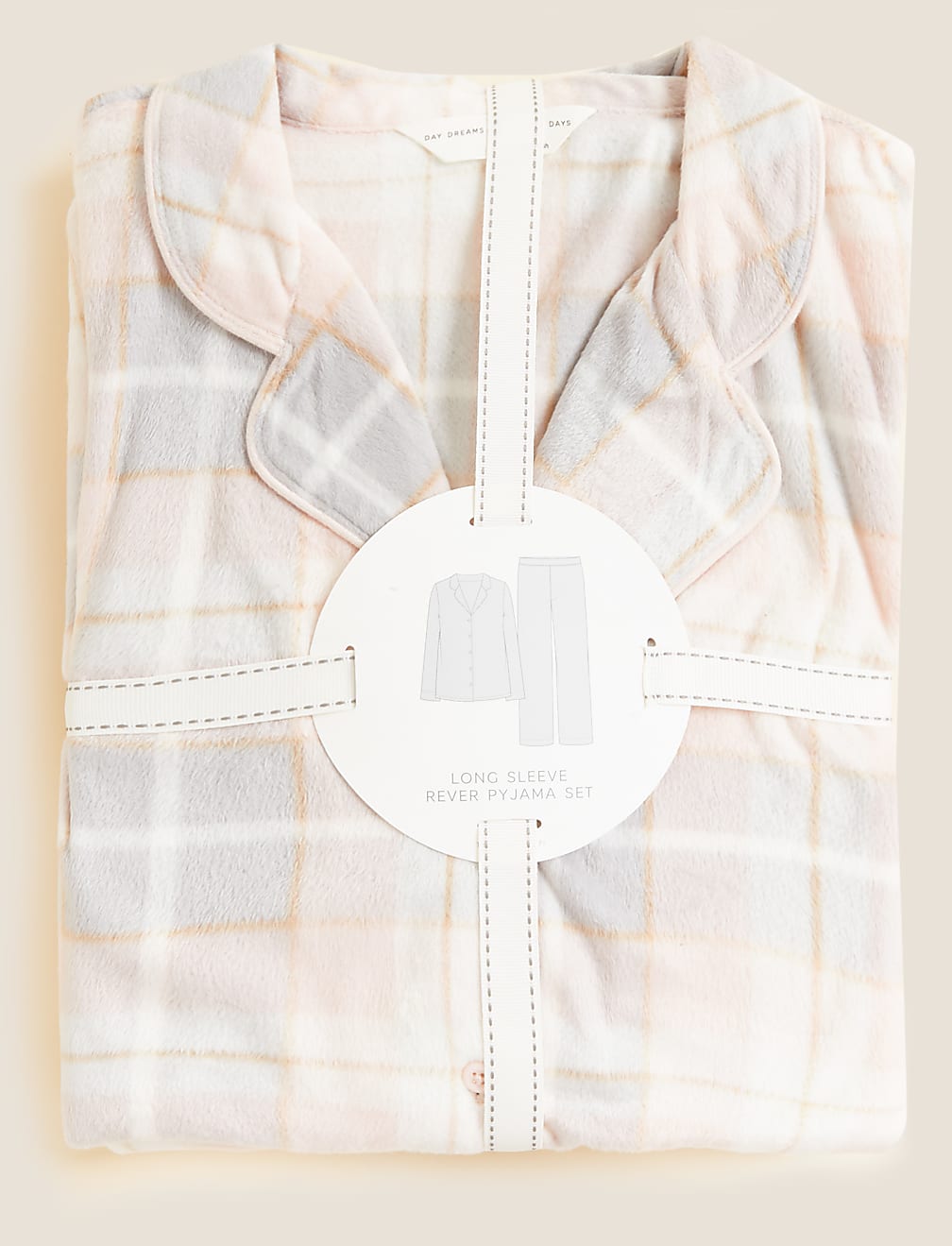 Fleece Checked Pyjama Set