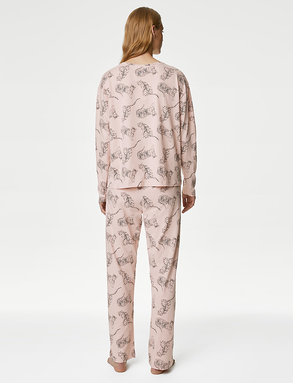 Pure Cotton Tiger Print Pyjama Set