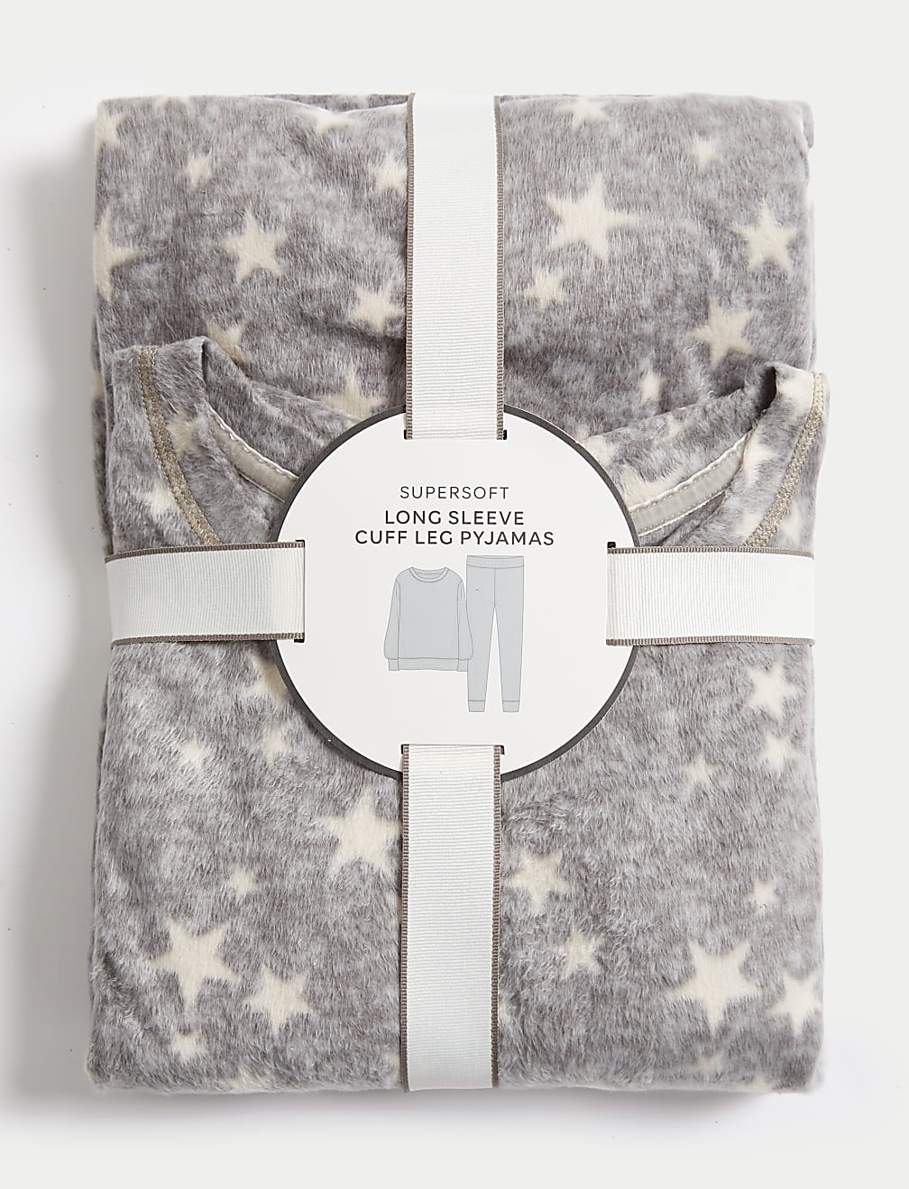 Fleece Star Print Pyjama Set