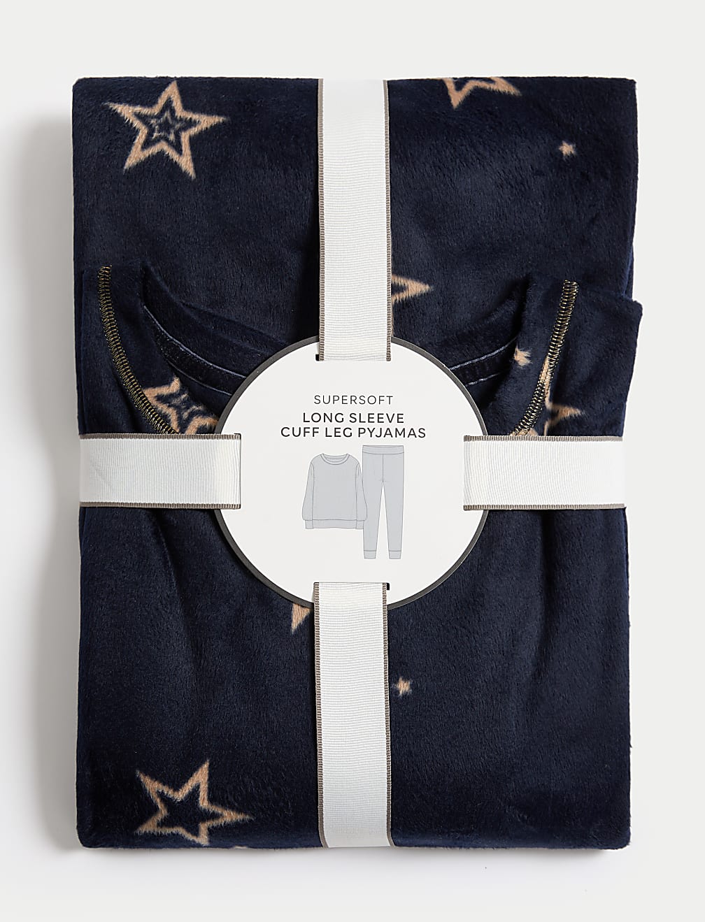 Fleece Star Print Pyjama Set