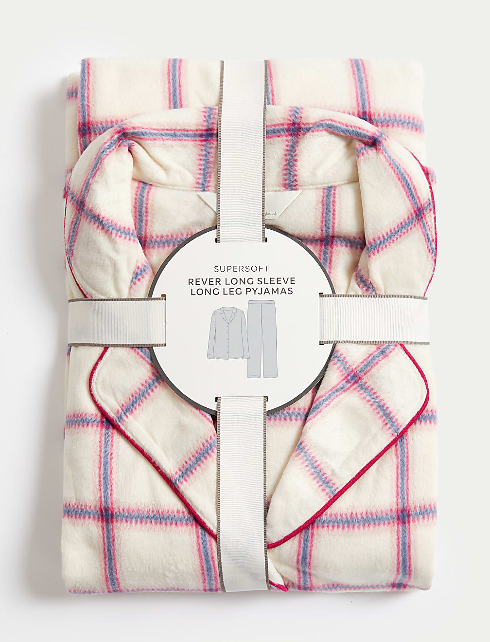 Fleece Checked Pyjama Set