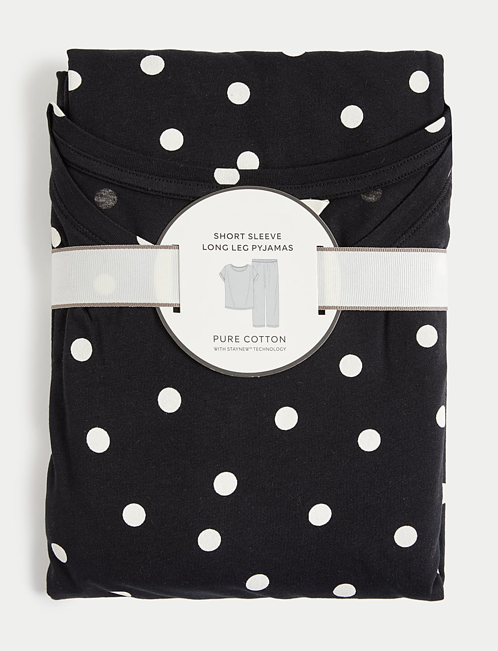 Pure Cotton Polka Dot Pyjama Set