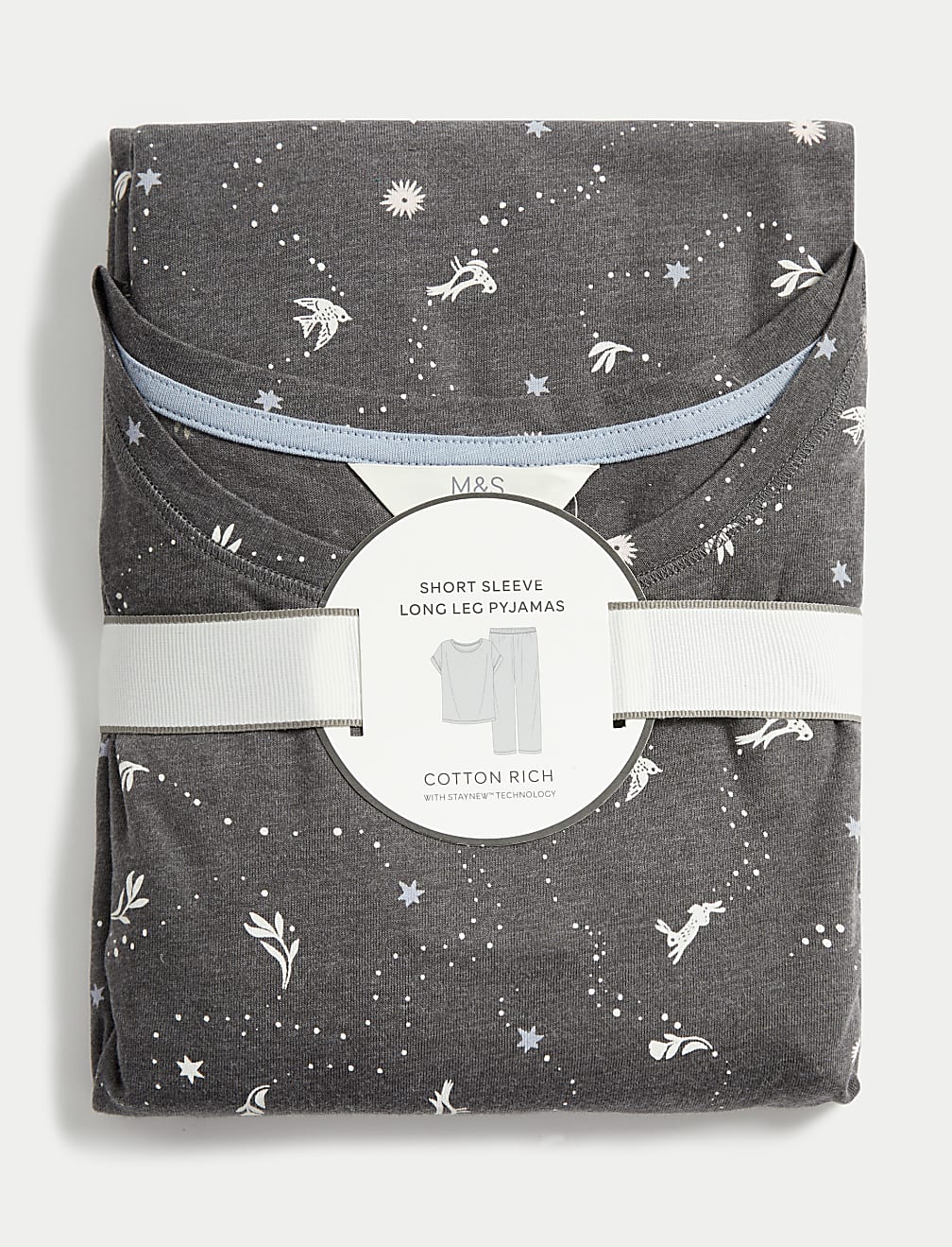 Cotton Rich Dove Print Pyjama Set