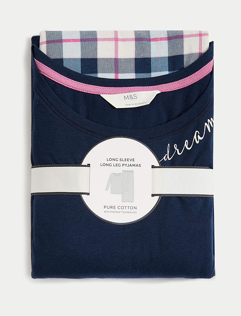 Pure Cotton Checked Pyjama Set